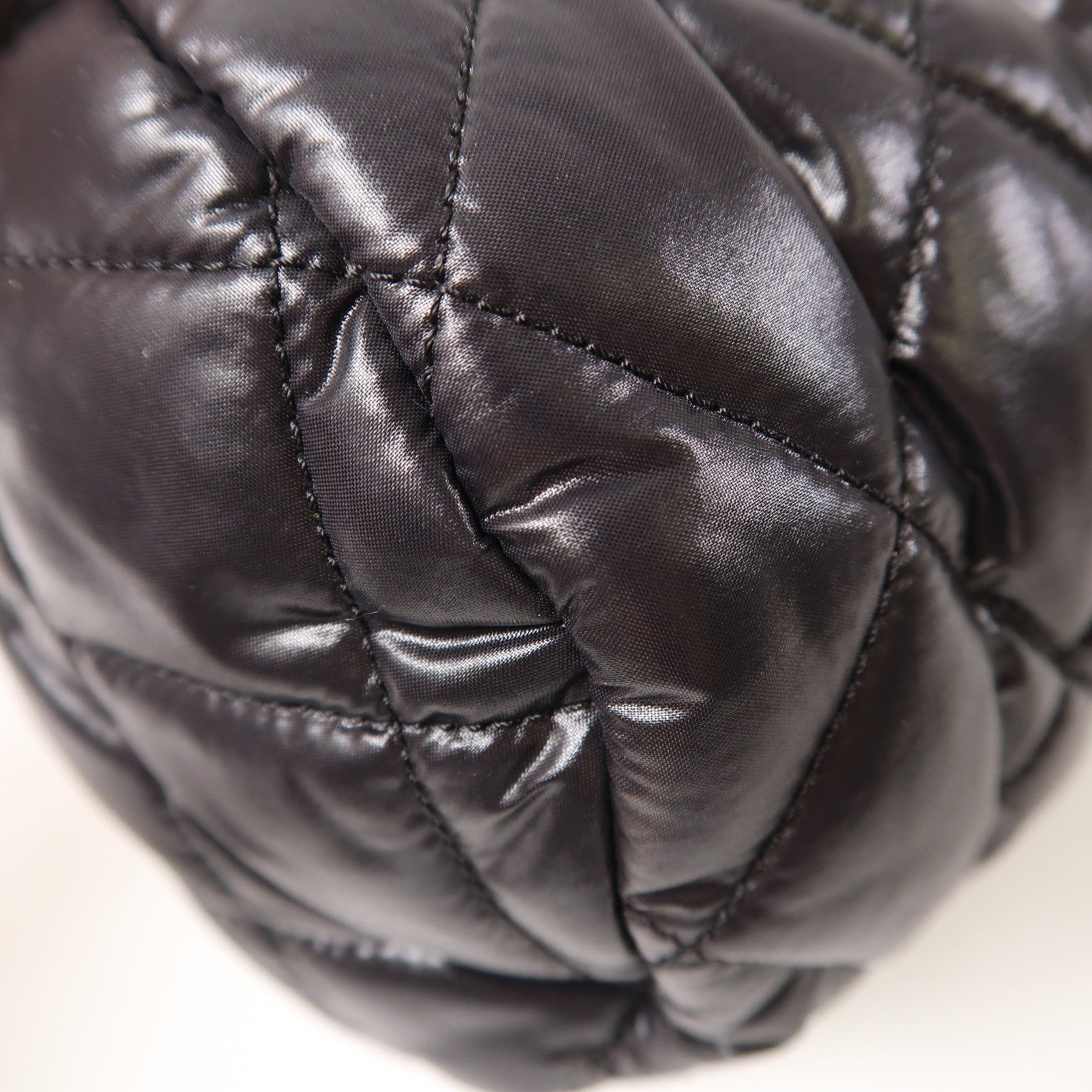 CHANEL 尼龍Handbag銀扣手拿包