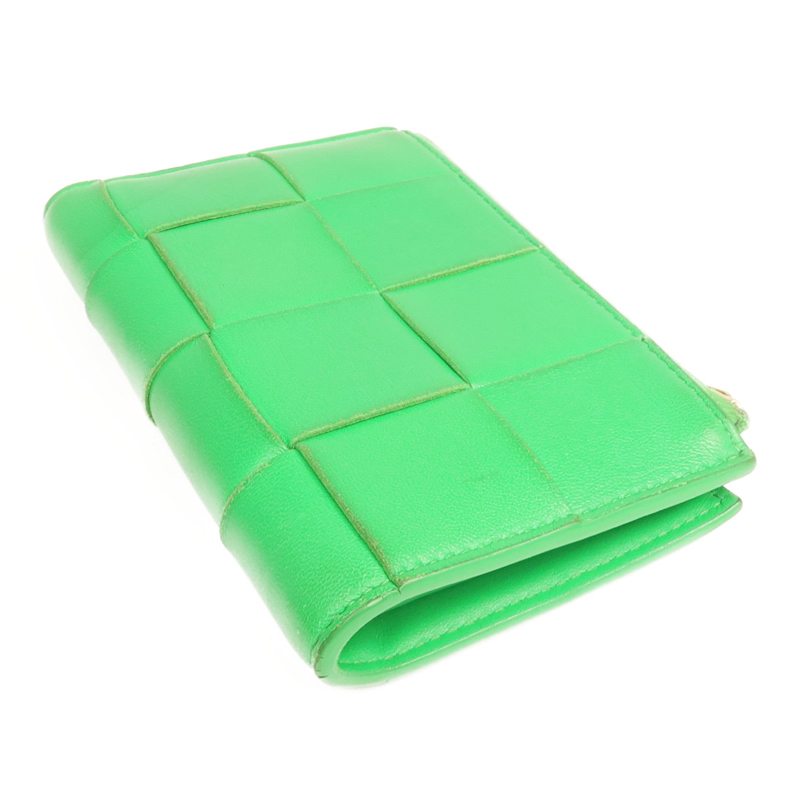 BOTTEGA VENETA 羊皮皮革Wallet金扣錢包