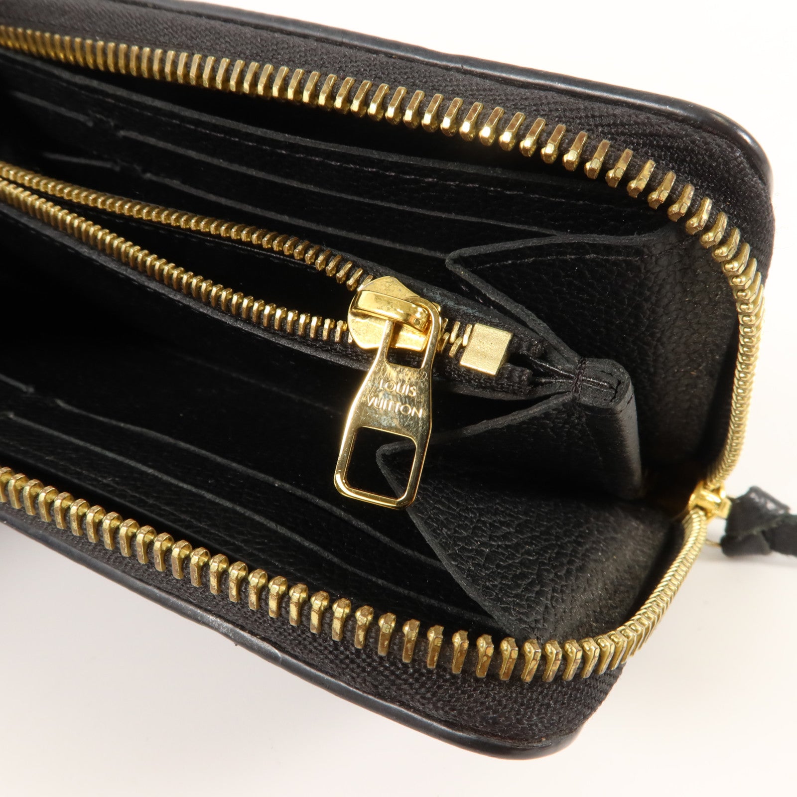 LOUIS VUITTON Monogram Empreinte Portefeuille Wallet Long Wallet金扣拉鏈長錢包
