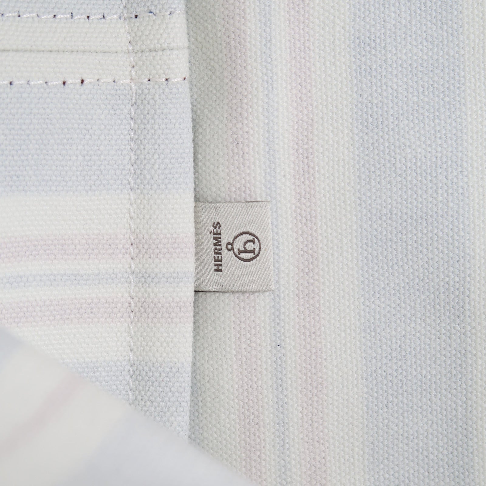 HERMES 帆布So Canvas Bag手挽袋藍色/多色