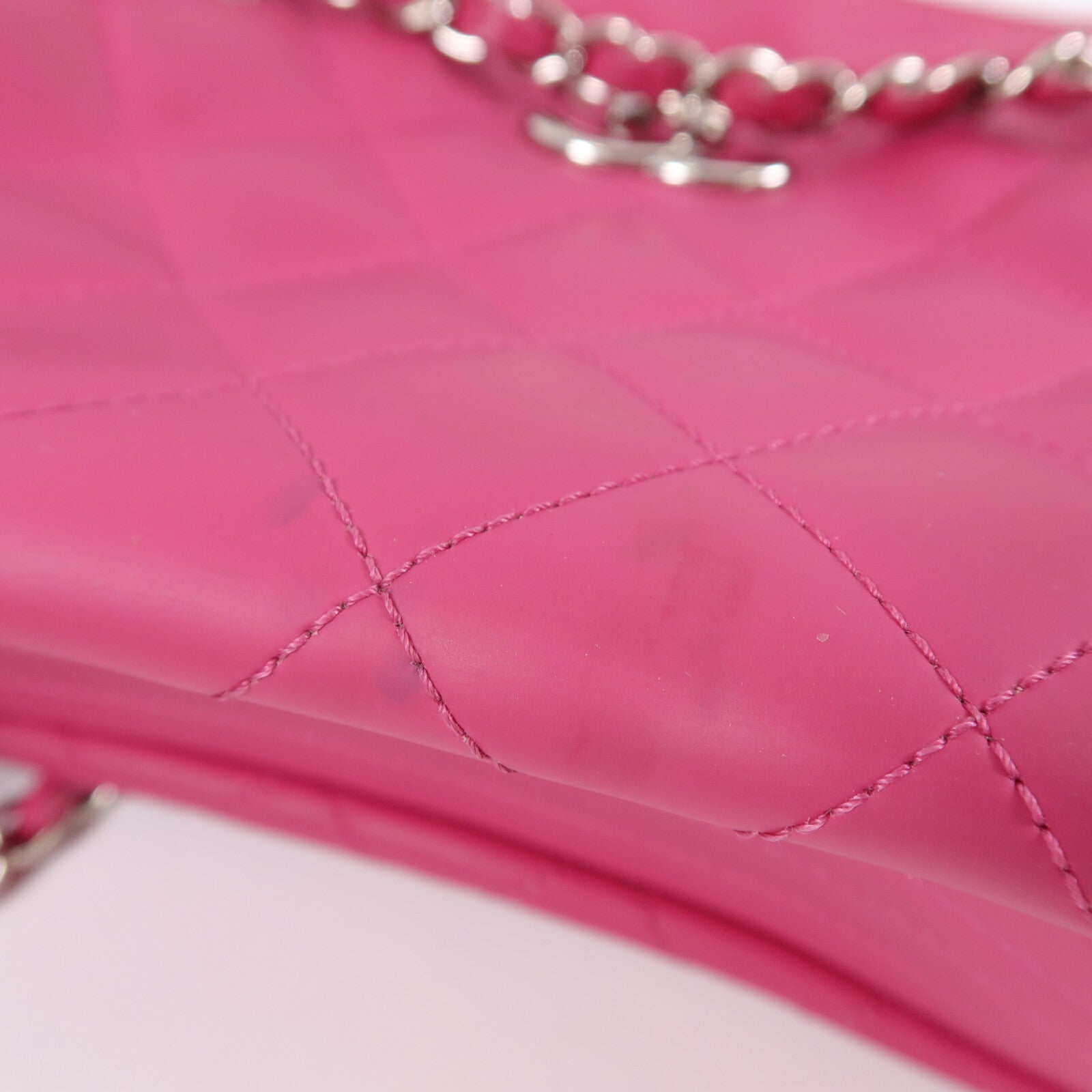 CHANEL Rubber Coco Rain Camera Bag鏈帶肩背袋