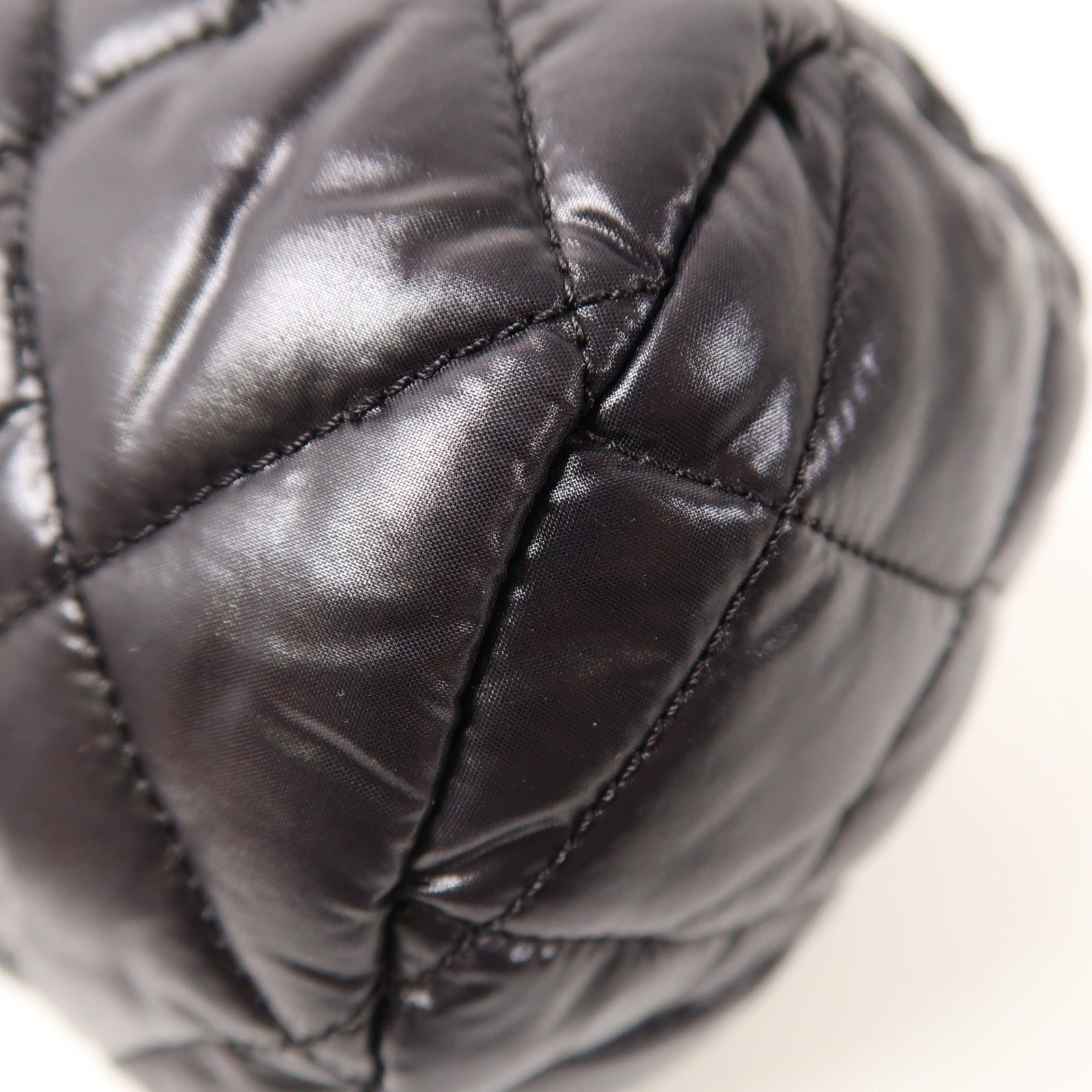 CHANEL 尼龍Handbag銀扣手拿包