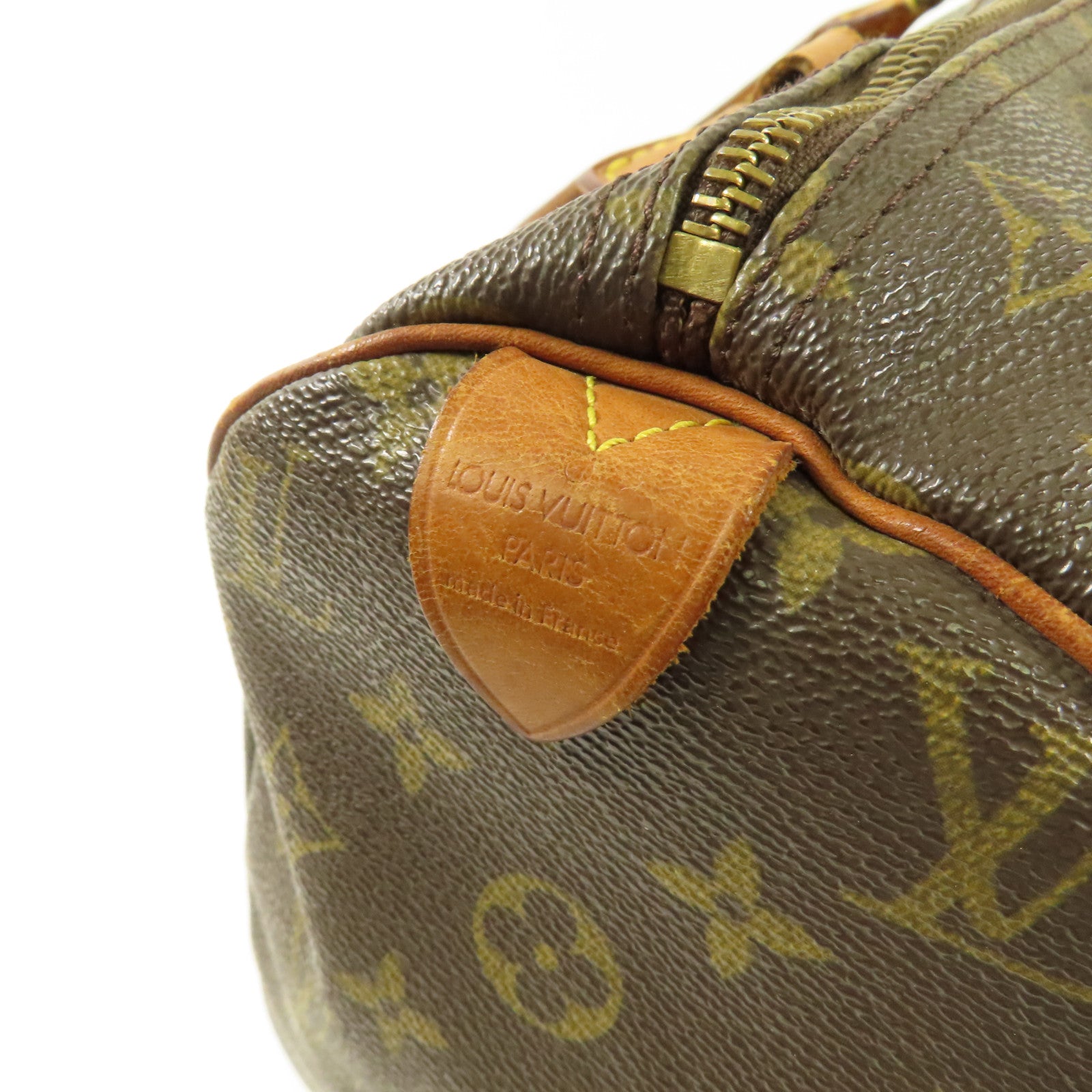 LOUIS VUITTON LV GHW Speedy 30 Handbag Boston Bag M41526 Monogram Brown