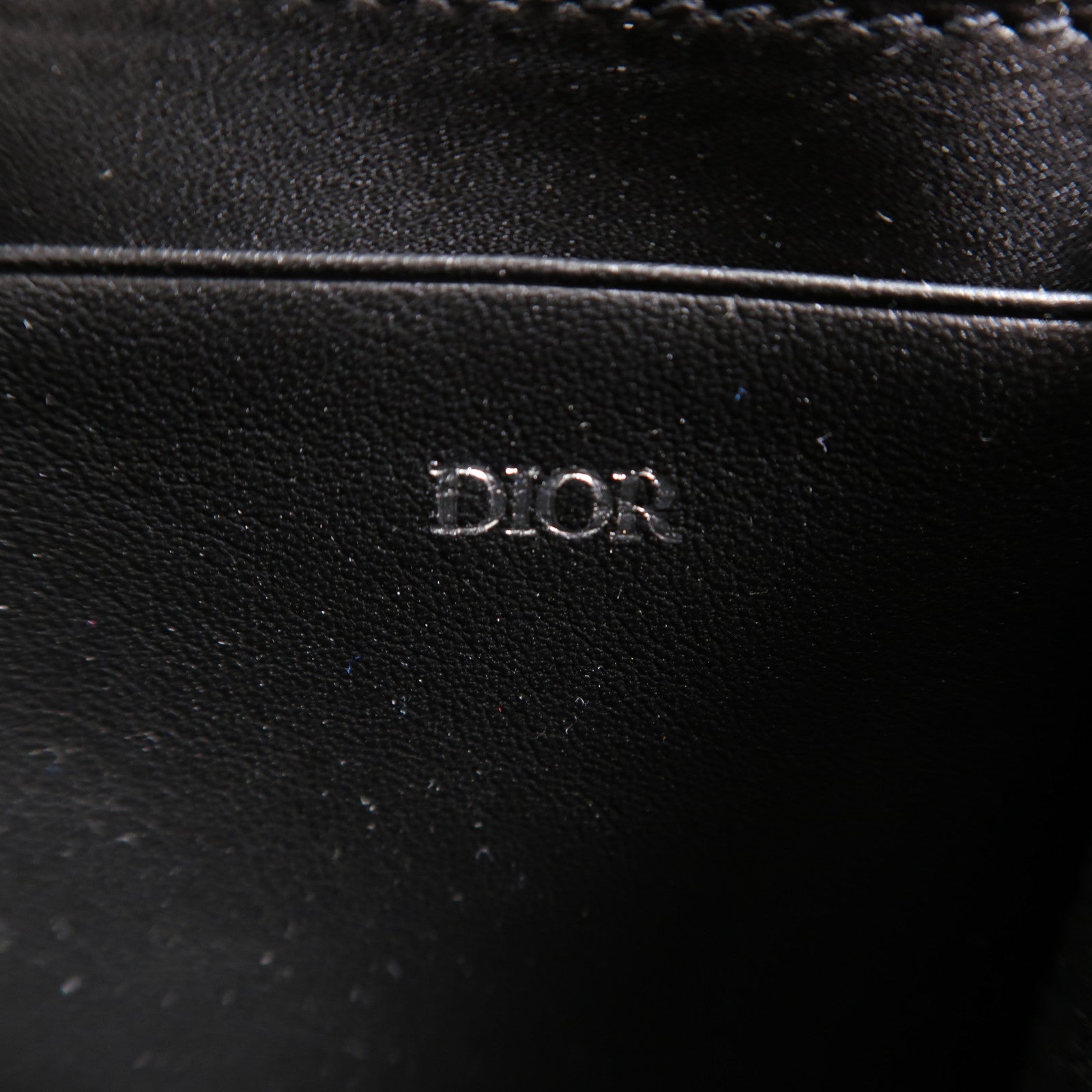 Dior 帆布Zipped Pouch With Strap銀扣肩背袋