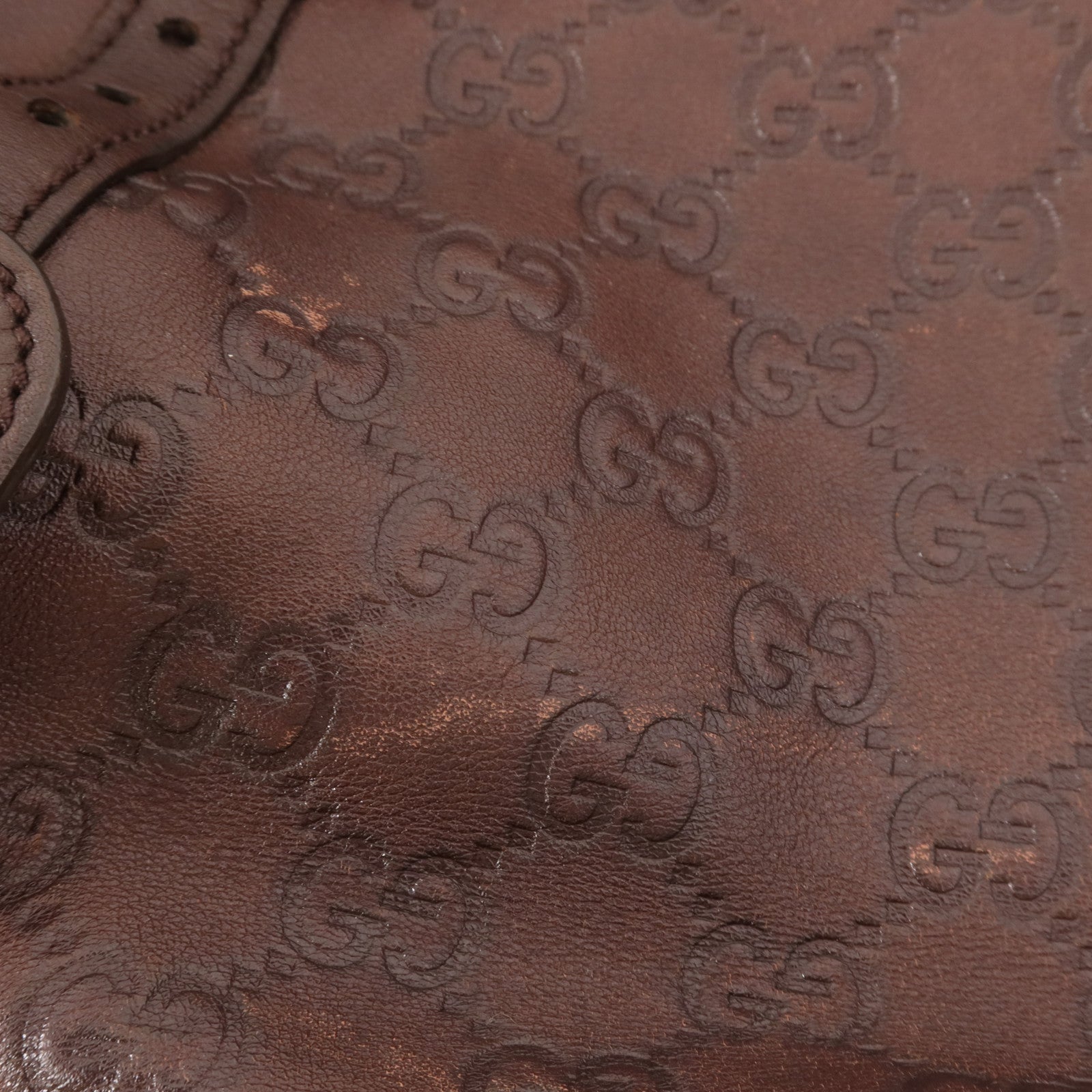 GUCCI 牛皮皮革Pelham金扣肩背袋