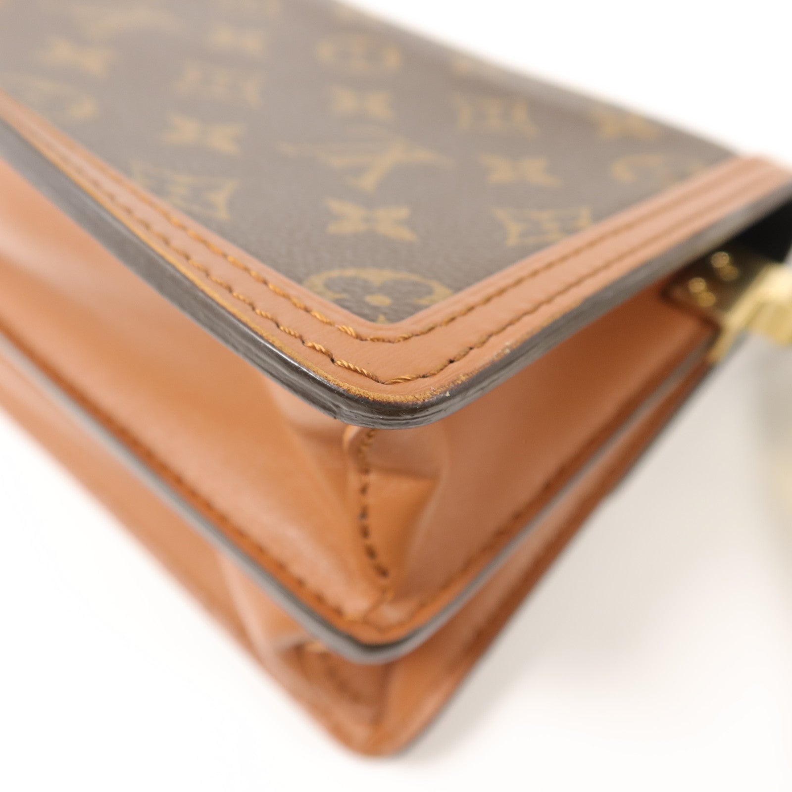 LOUIS VUITTON Monogram Reverse Mini Dauphine肩背袋