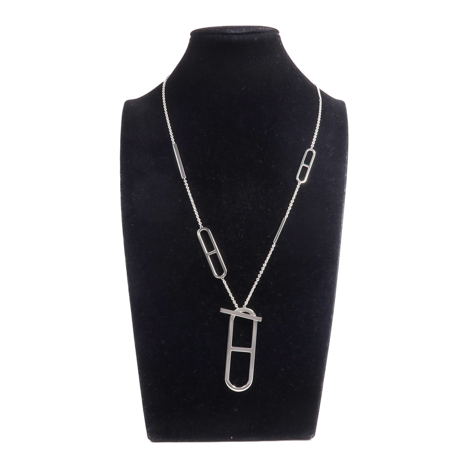 HERMES 925純銀Ever Chaine d'Ancre Long Necklace項鍊