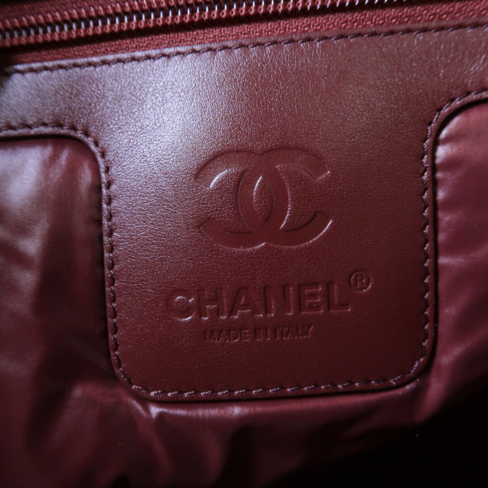 CHANEL 菱格尼龍Coco Cocoon銀扣背包黑色