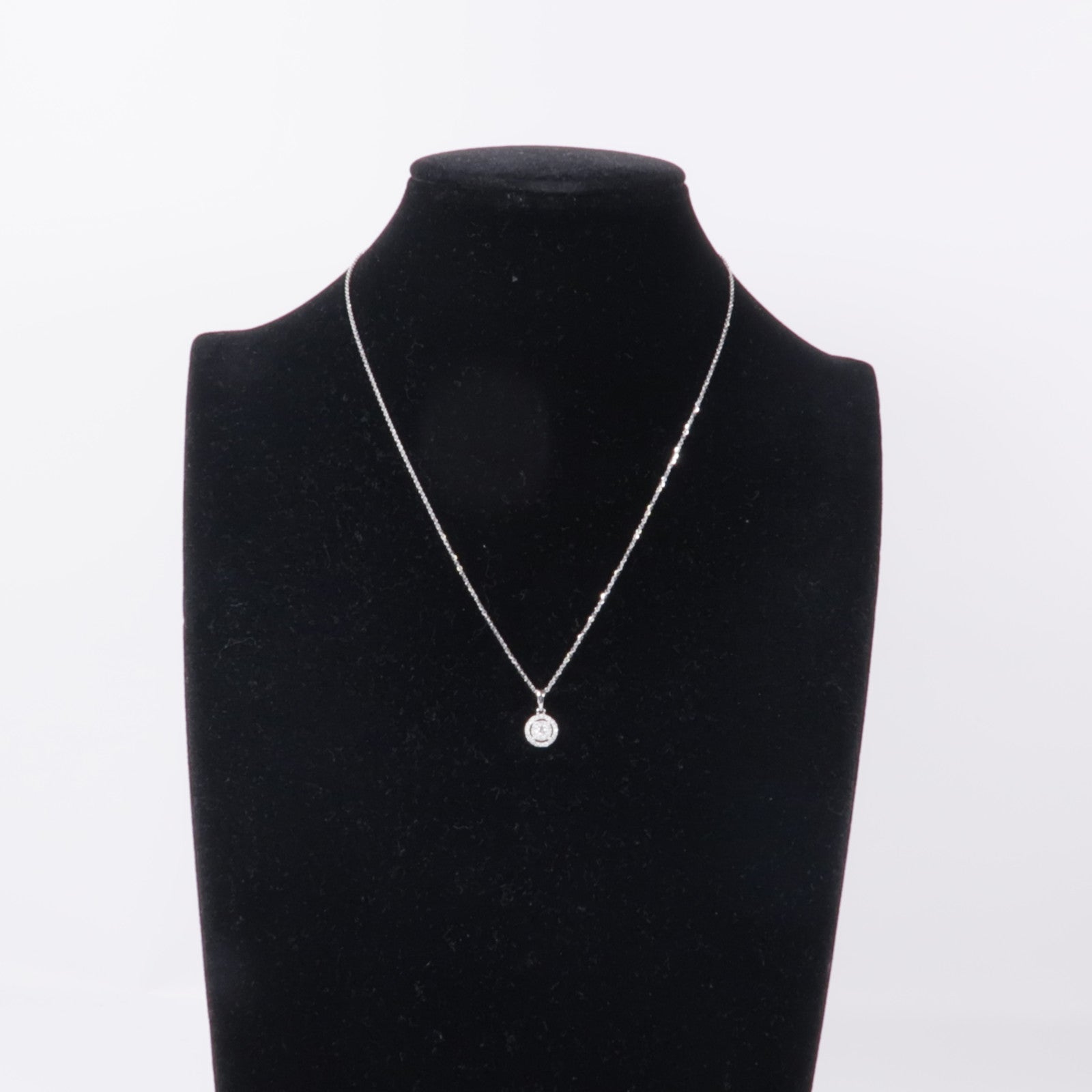 JEWELRY (PRICE DOWN) Diamond Necklace 18K White Gold