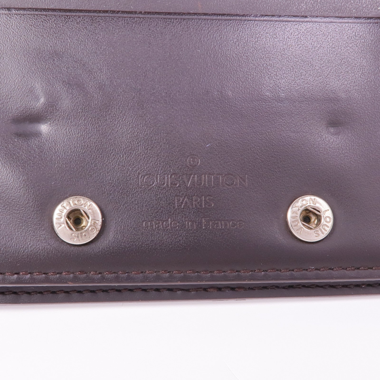 LOUIS VUITTON Monogram Glace Portefeuille Double銀扣長錢包