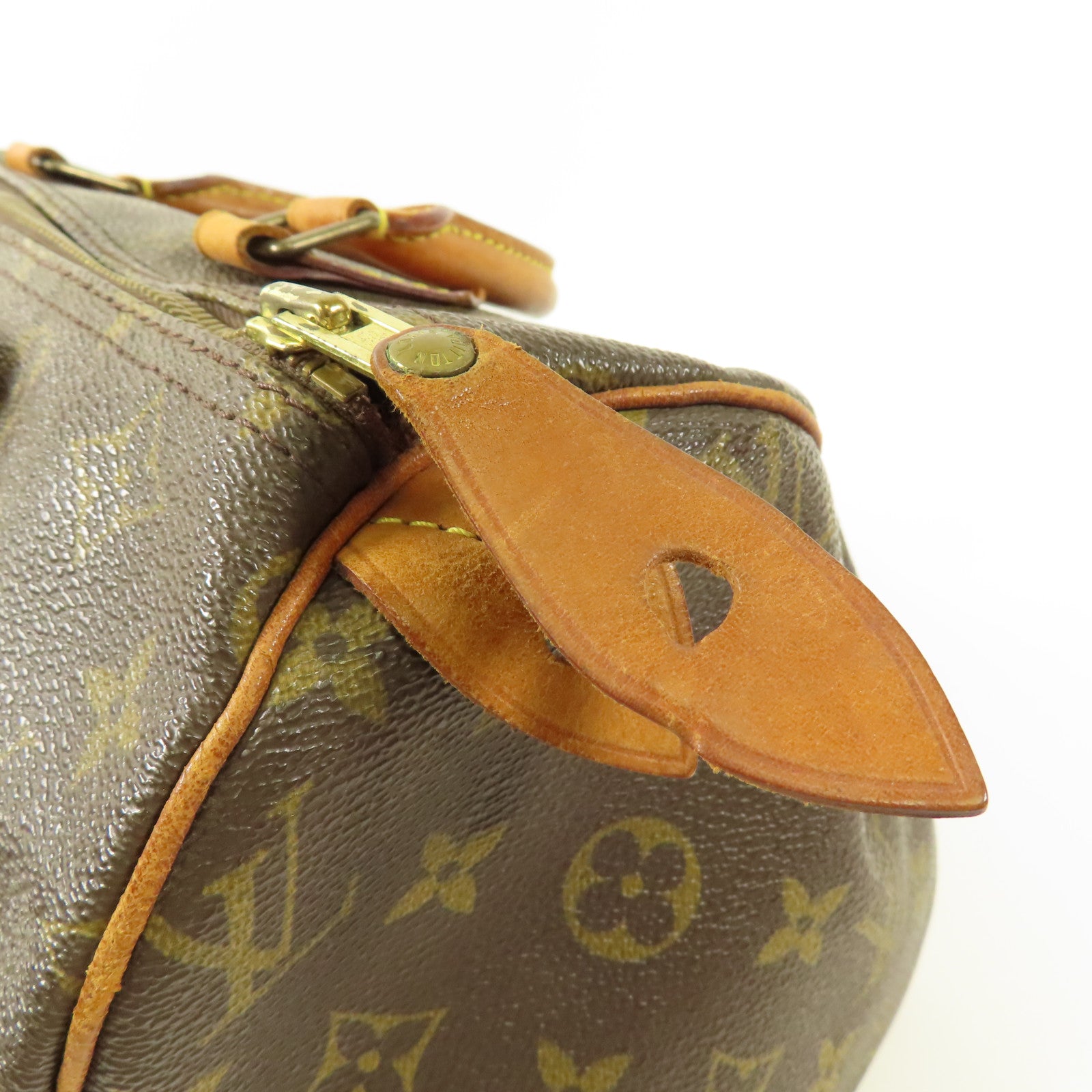 LOUIS VUITTON LV GHW Speedy 30 Handbag Boston Bag M41526 Monogram Brown