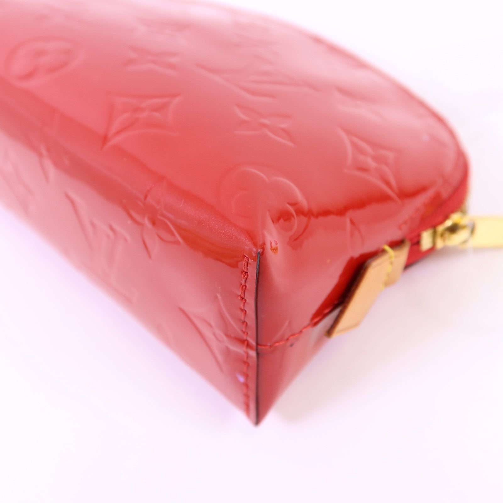 LOUIS VUITTON Monogram Vernis Pochette Cosmetic Pouch金扣手拿包