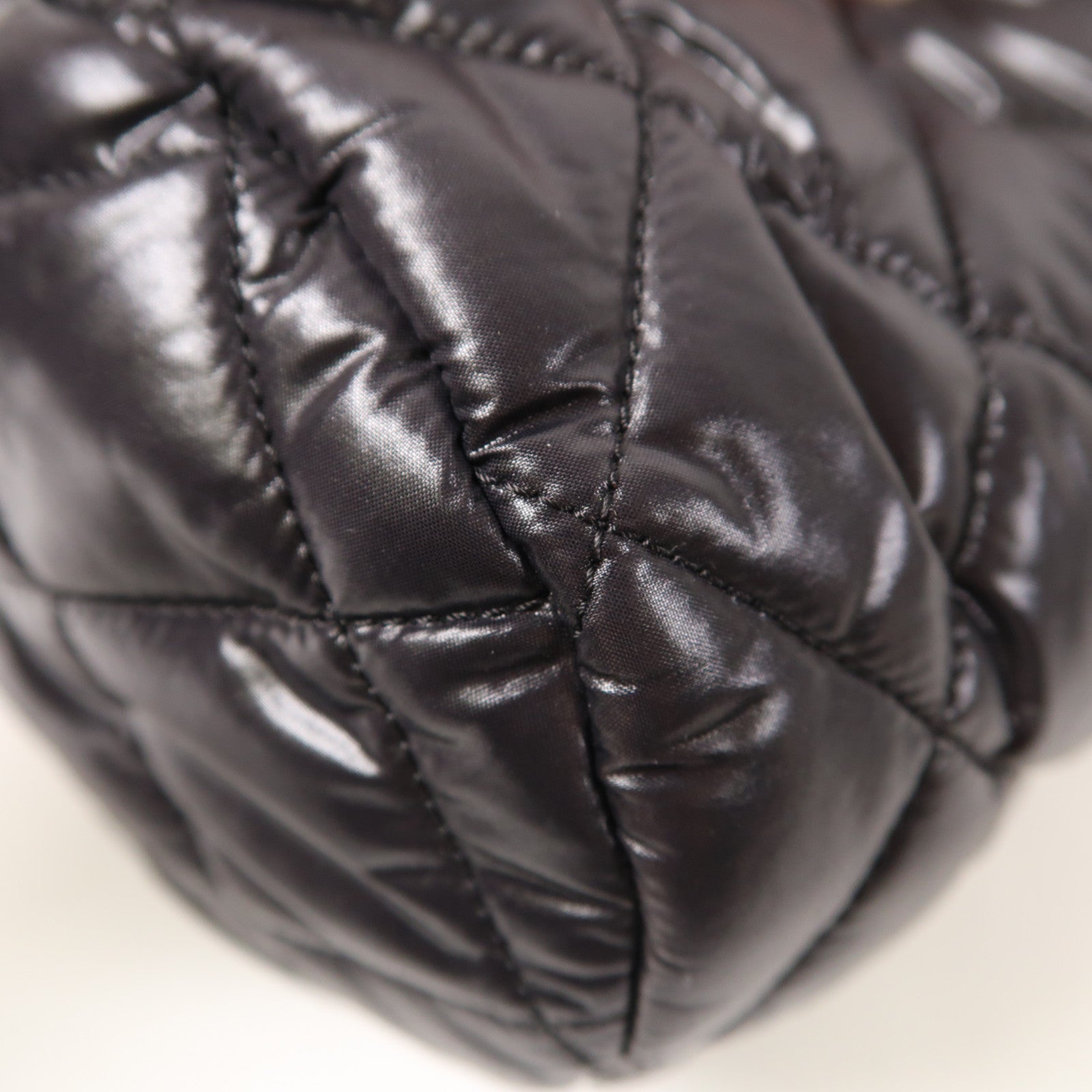 CHANEL 尼龍Handbag銀扣手拿包