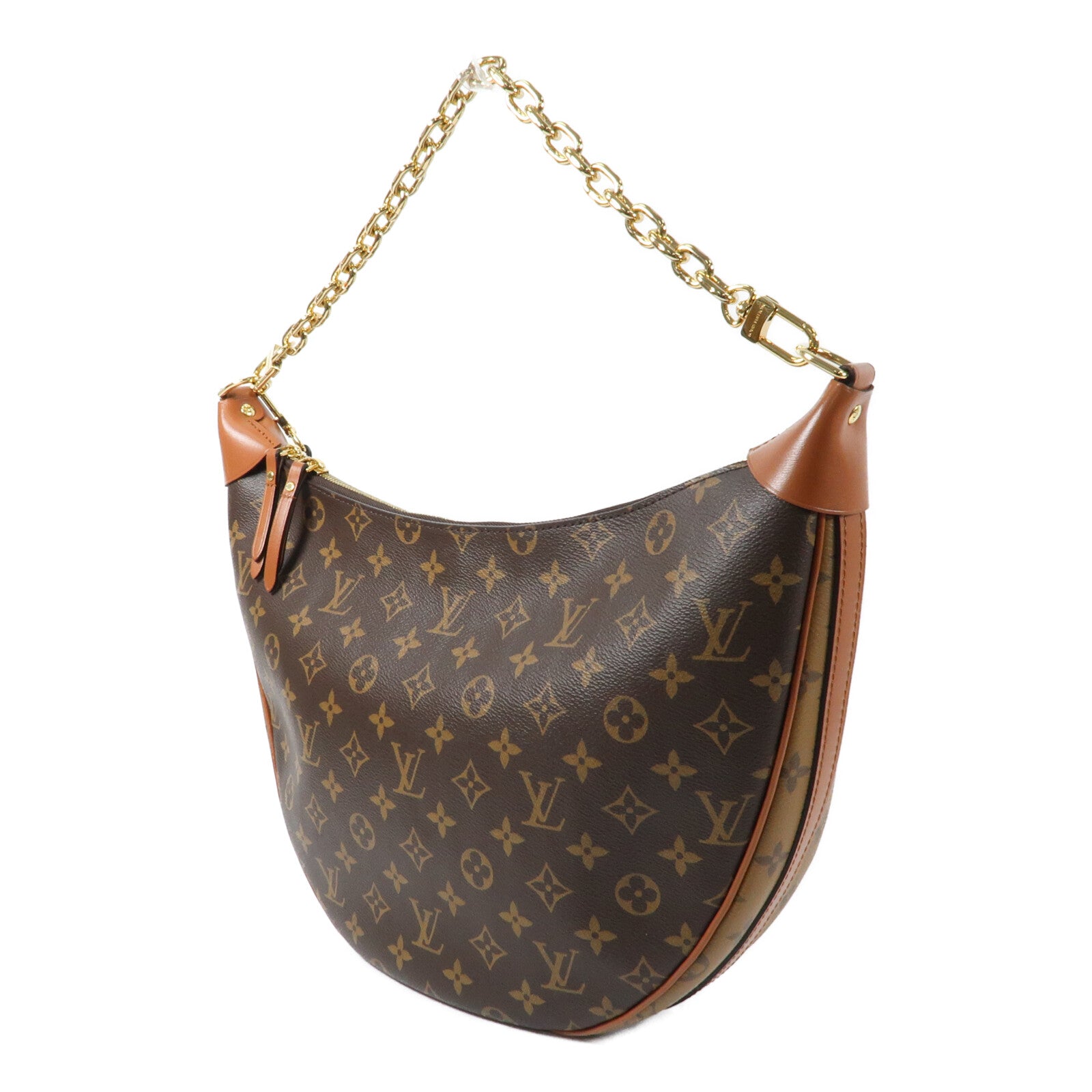 LOUIS VUITTON Monogram Loop Hobo金扣手挽肩背兩用袋