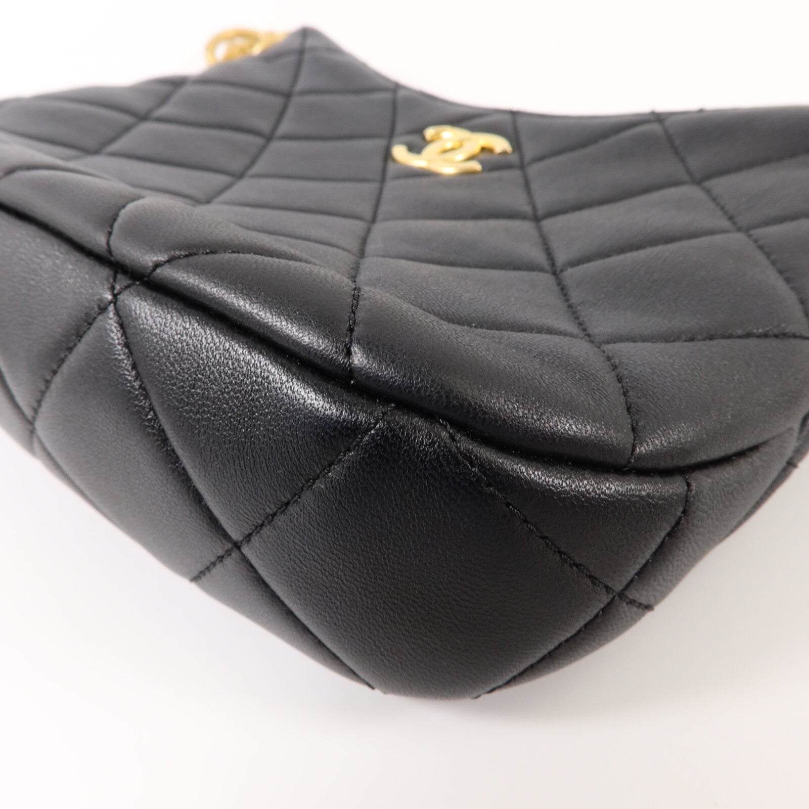 CHANEL 羊皮皮革Chain Shoulder鏈帶肩背袋