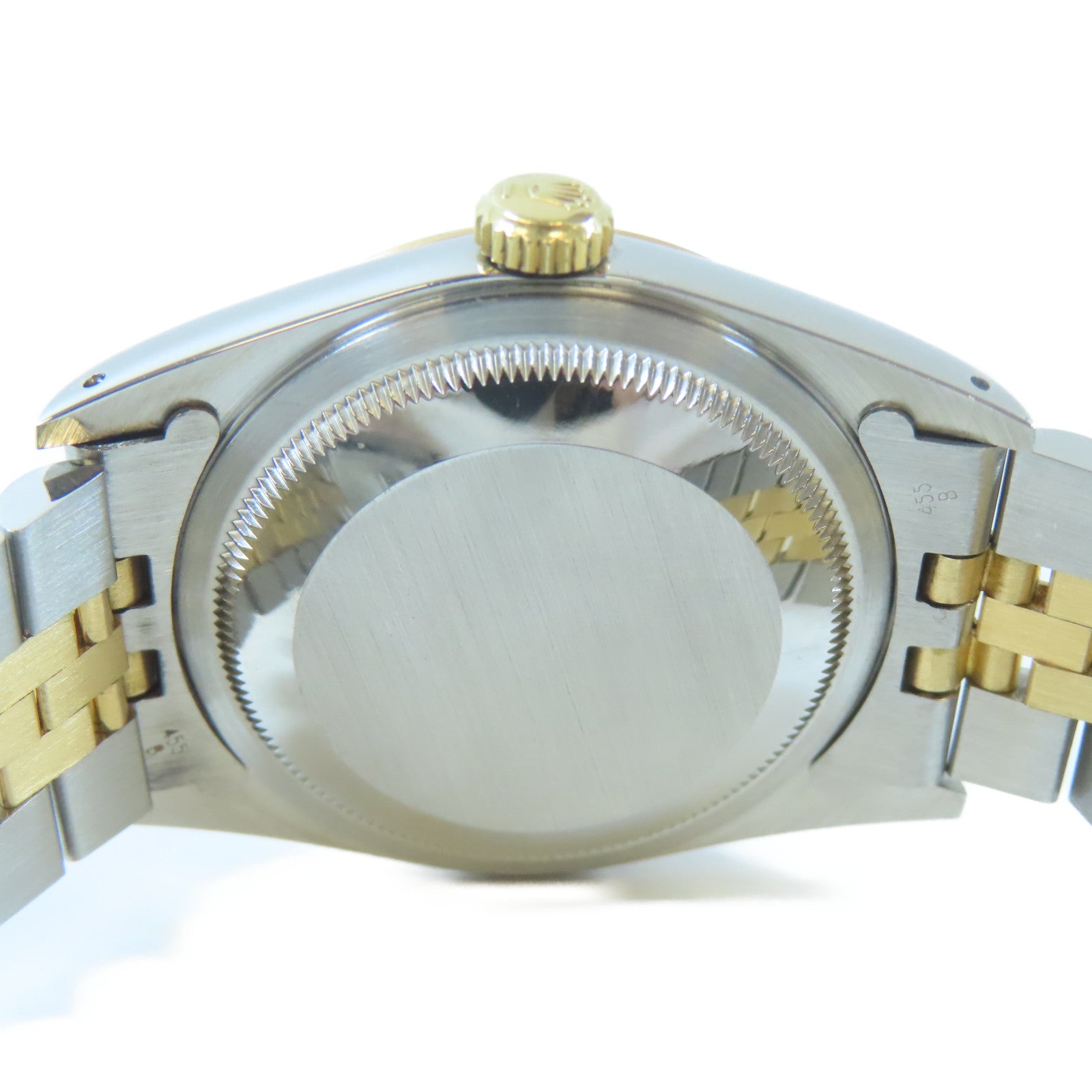ROLEX Datejust18K黃金/不鏽鋼手錶自動機芯藍色#18cm