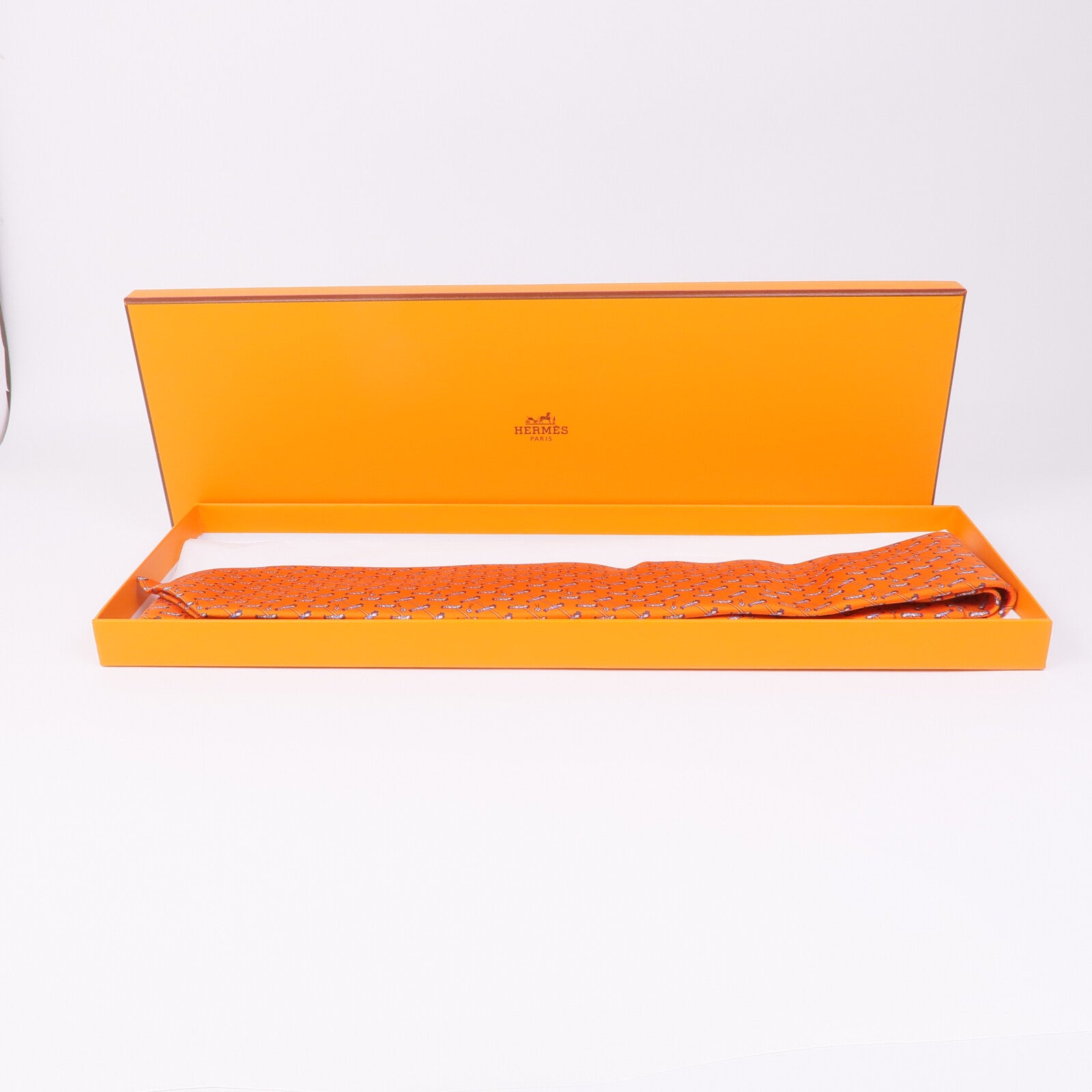 HERMES 絲質Tie領帶