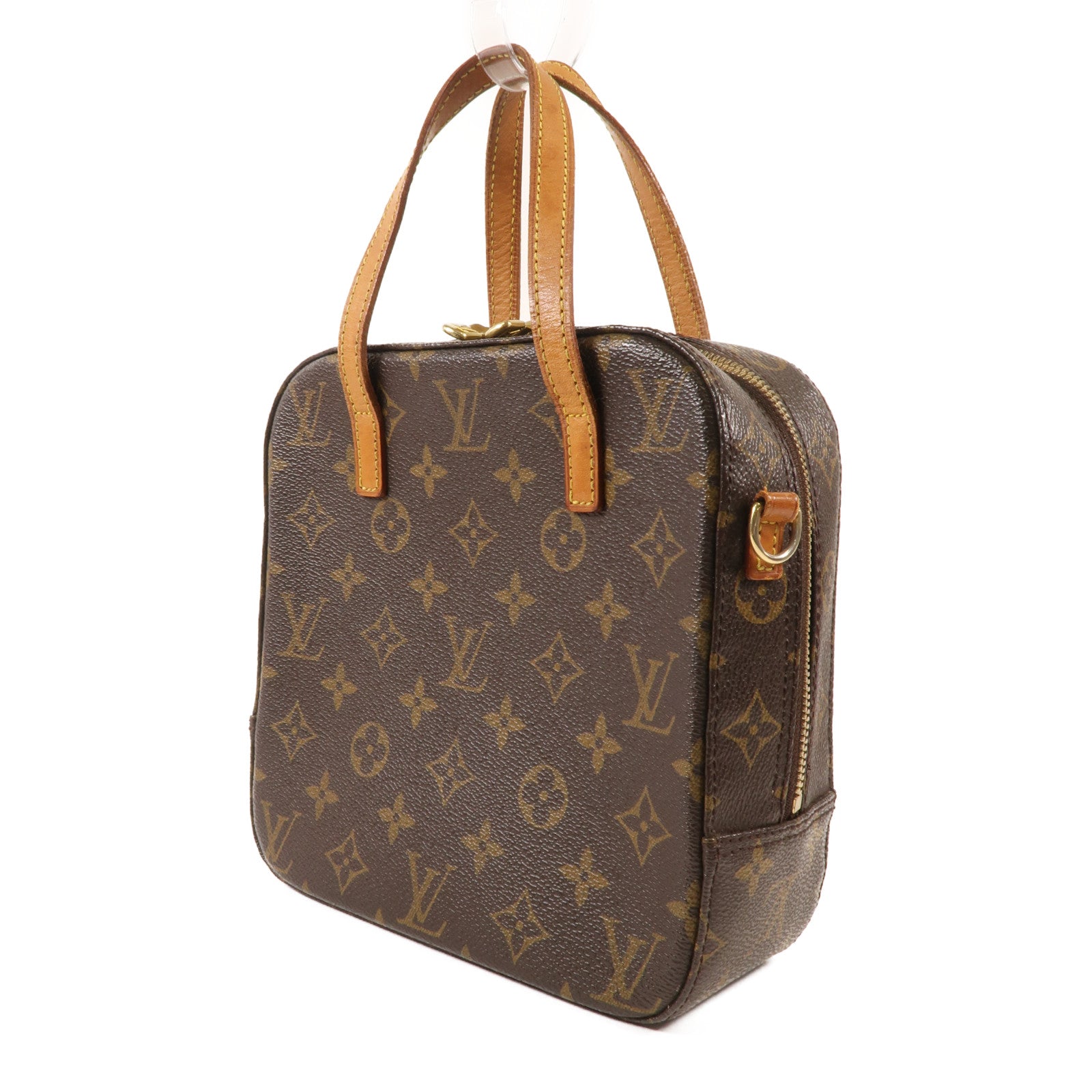 LOUIS VUITTON Monogram Spontini金扣手挽肩背兩用袋