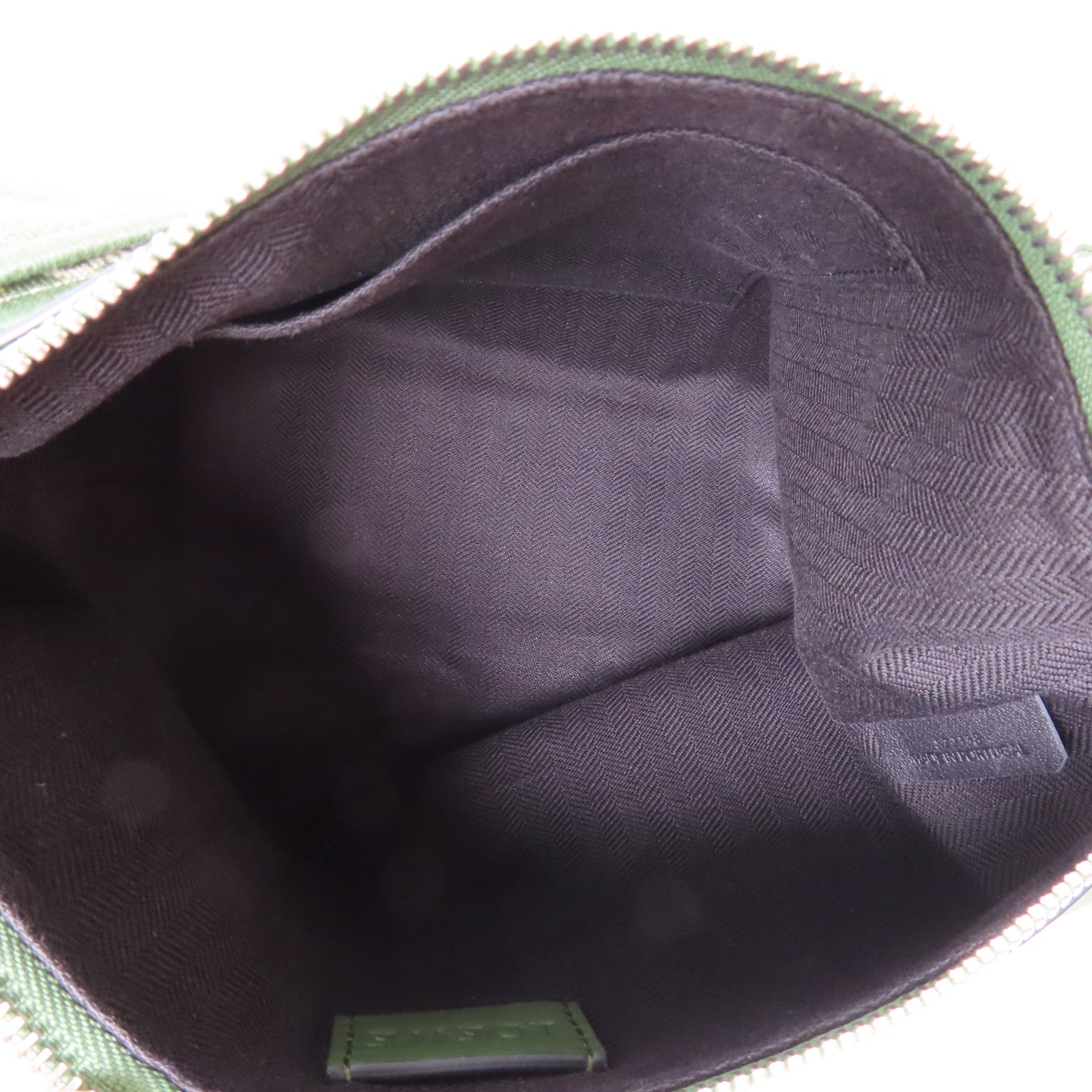 LOEWE 羊皮皮革Shoulder Bag銀扣肩背袋綠色