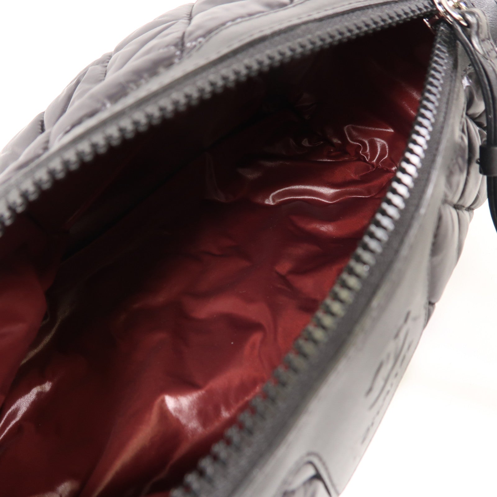 CHANEL 尼龍Handbag銀扣手拿包