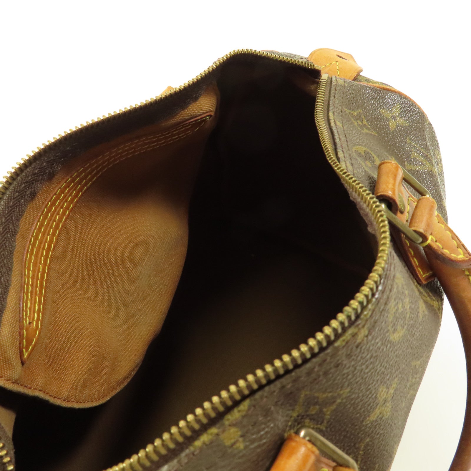 LOUIS VUITTON LV GHW Speedy 30 Handbag Boston Bag M41526 Monogram Brown