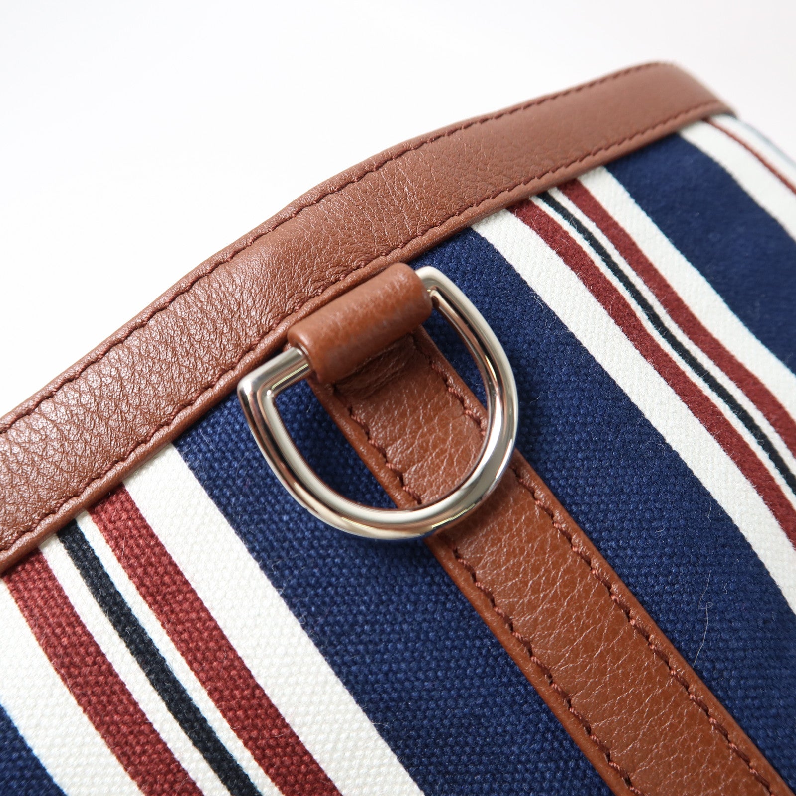 HERMES 帆布So Canvas Bag手挽袋藍色/多色