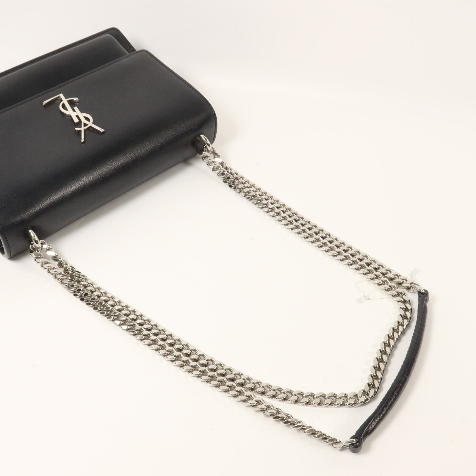 SAINT LAURENT 牛皮皮革Sunset Medium鏈帶肩背袋