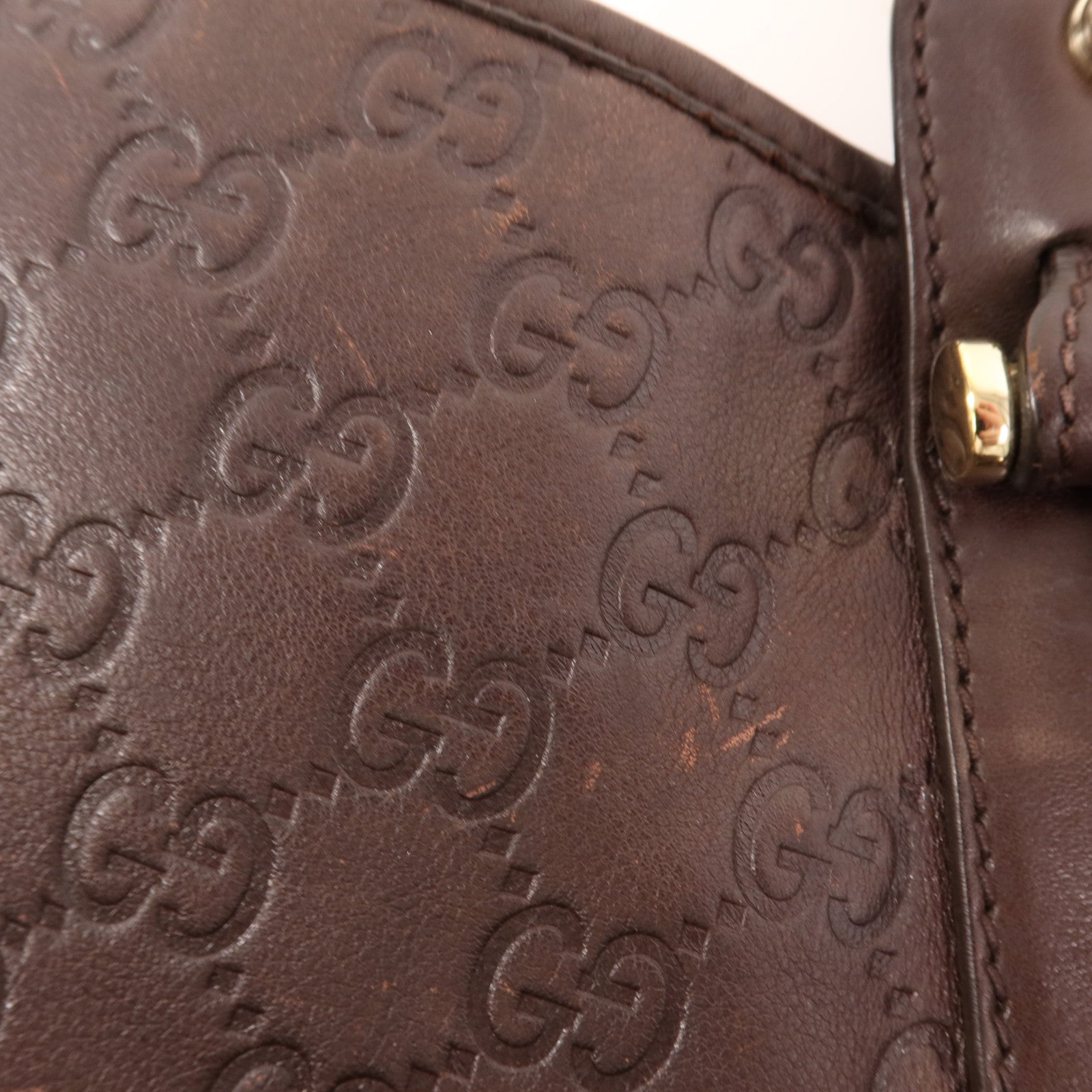 GUCCI 牛皮皮革Pelham金扣肩背袋