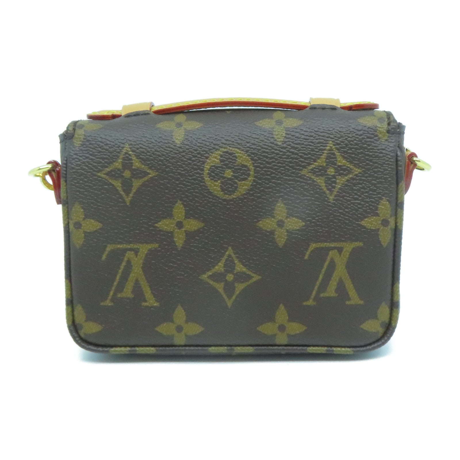 LOUIS VUITTON 【激減優惠】Monogram Micro Metis金扣肩背袋啡色