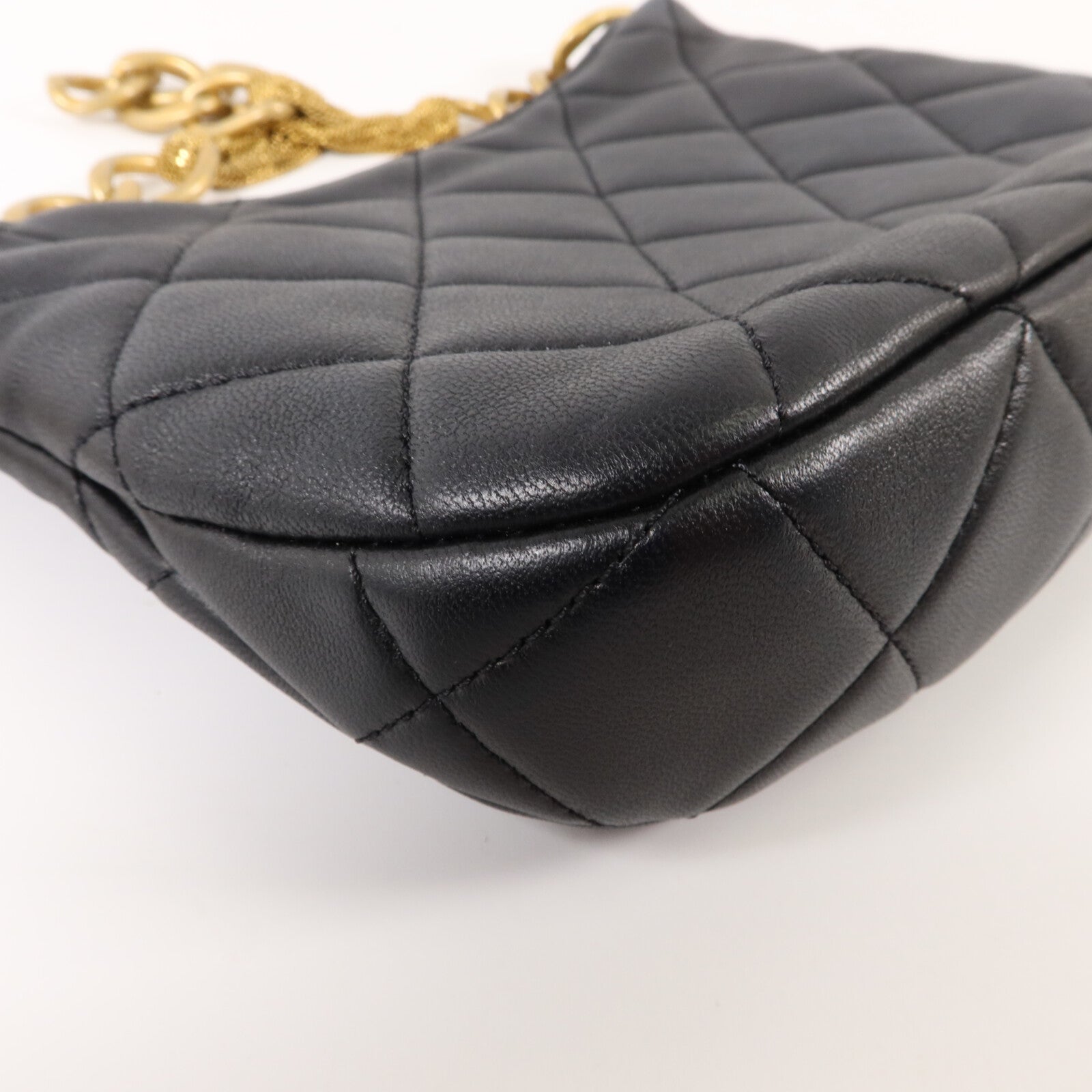CHANEL 羊皮皮革Chain Shoulder鏈帶肩背袋