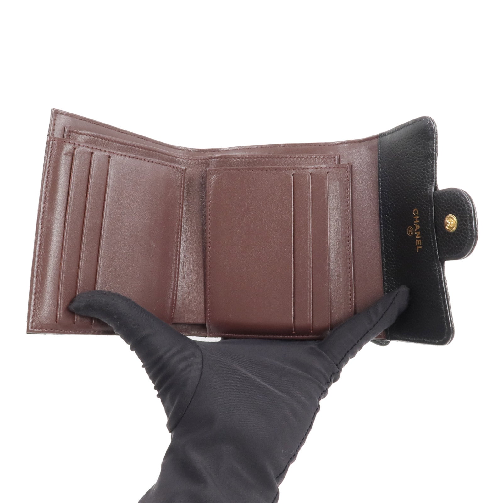 CHANEL 牛皮皮革Classic Small Flap Wallet錢包