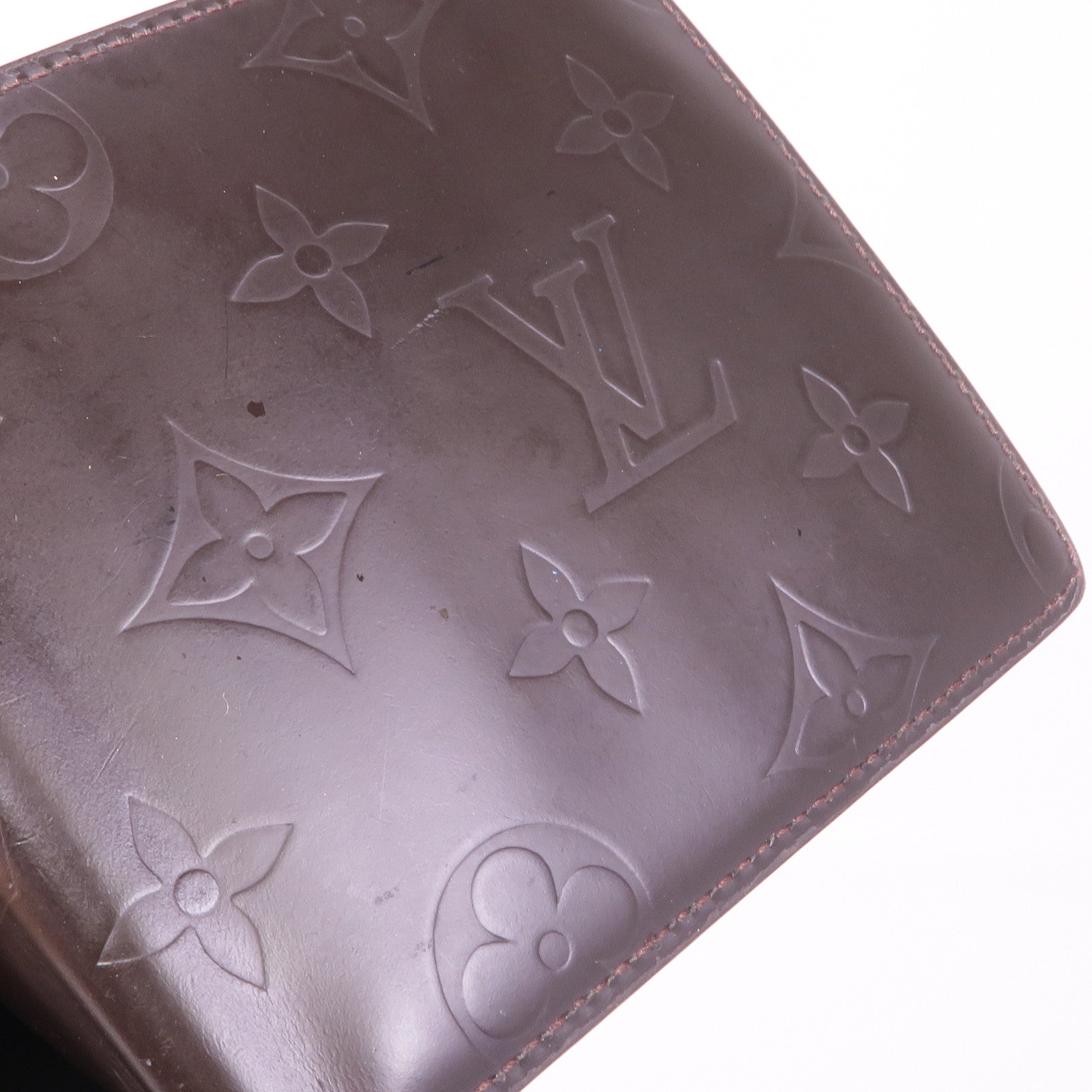LOUIS VUITTON Monogram Glace Portefeuille Double銀扣長錢包