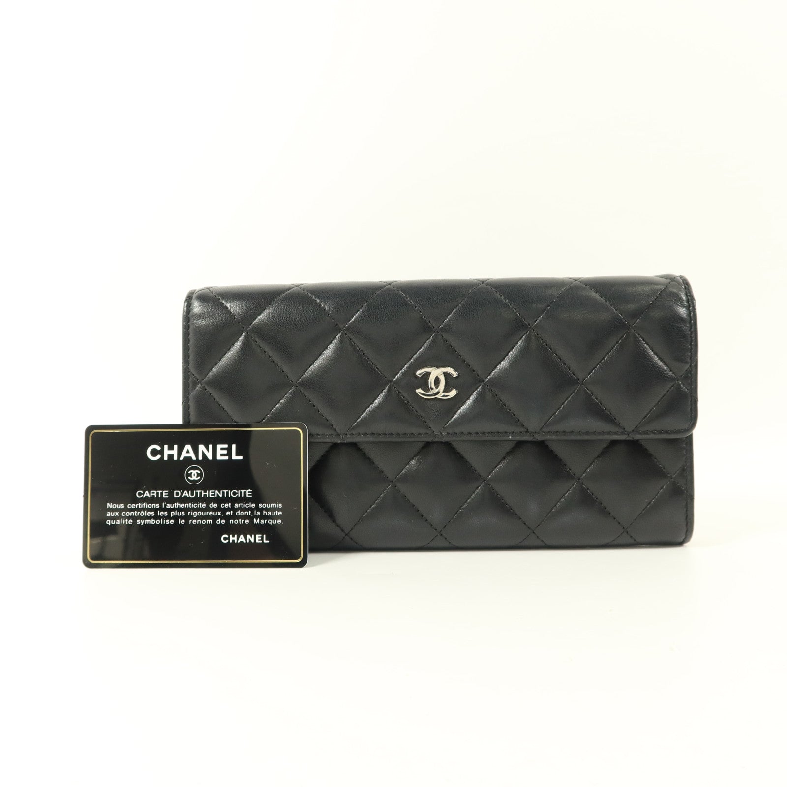 CHANEL 羊皮皮革Bifold Wallet長錢包