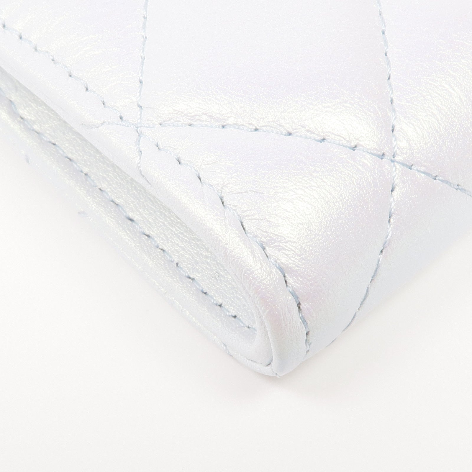 CHANEL 牛皮皮革Phone Bag銀扣鏈帶肩背袋