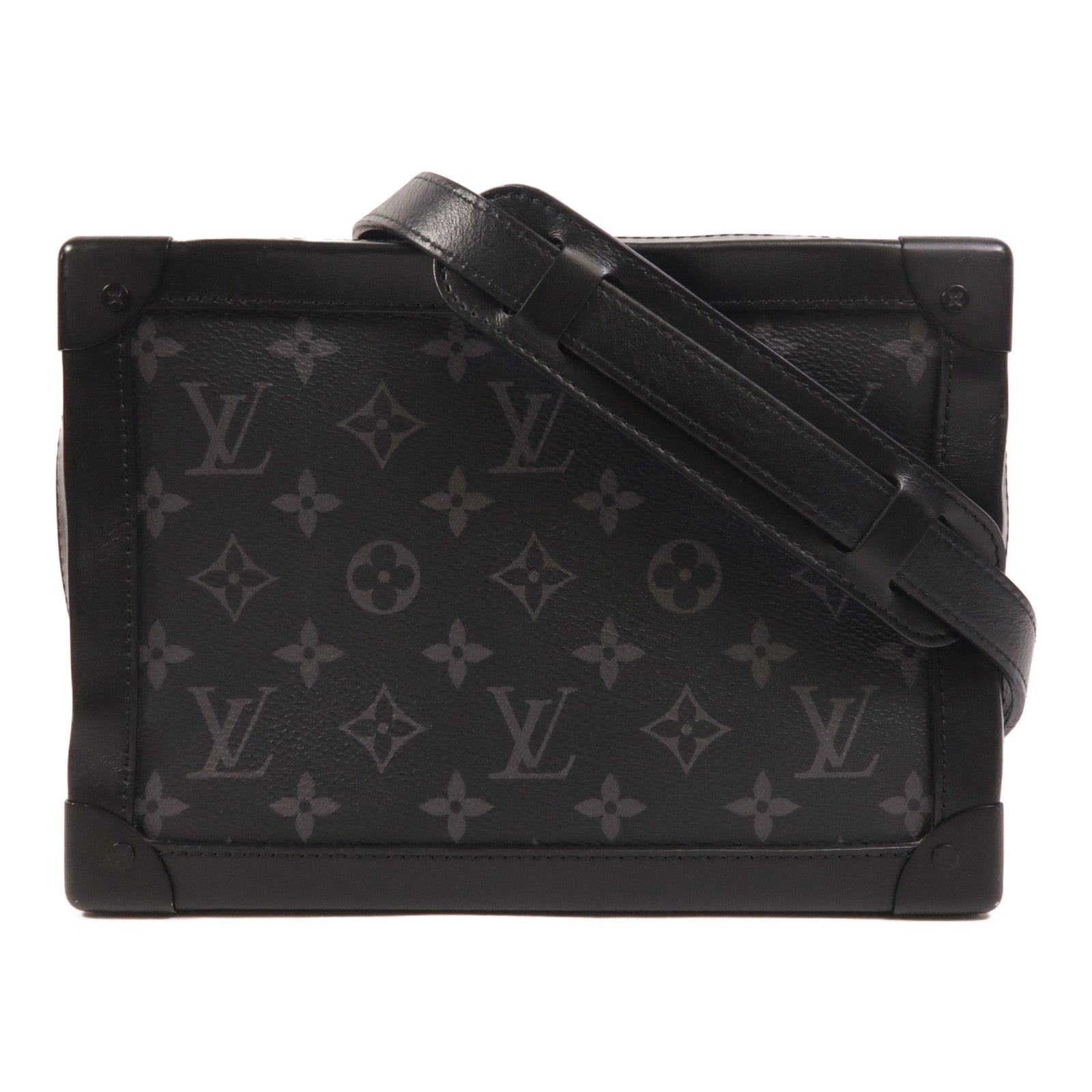 LOUIS VUITTON Monogram Eclipse Soft Trunk肩背袋