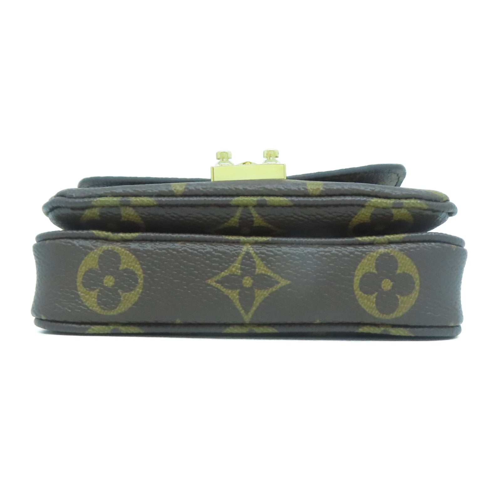 LOUIS VUITTON 【激減優惠】Monogram Micro Metis金扣肩背袋啡色