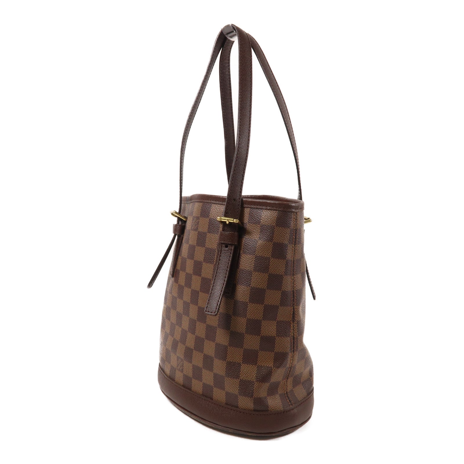 LOUIS VUITTON Damier Marais Bucket金扣肩背袋