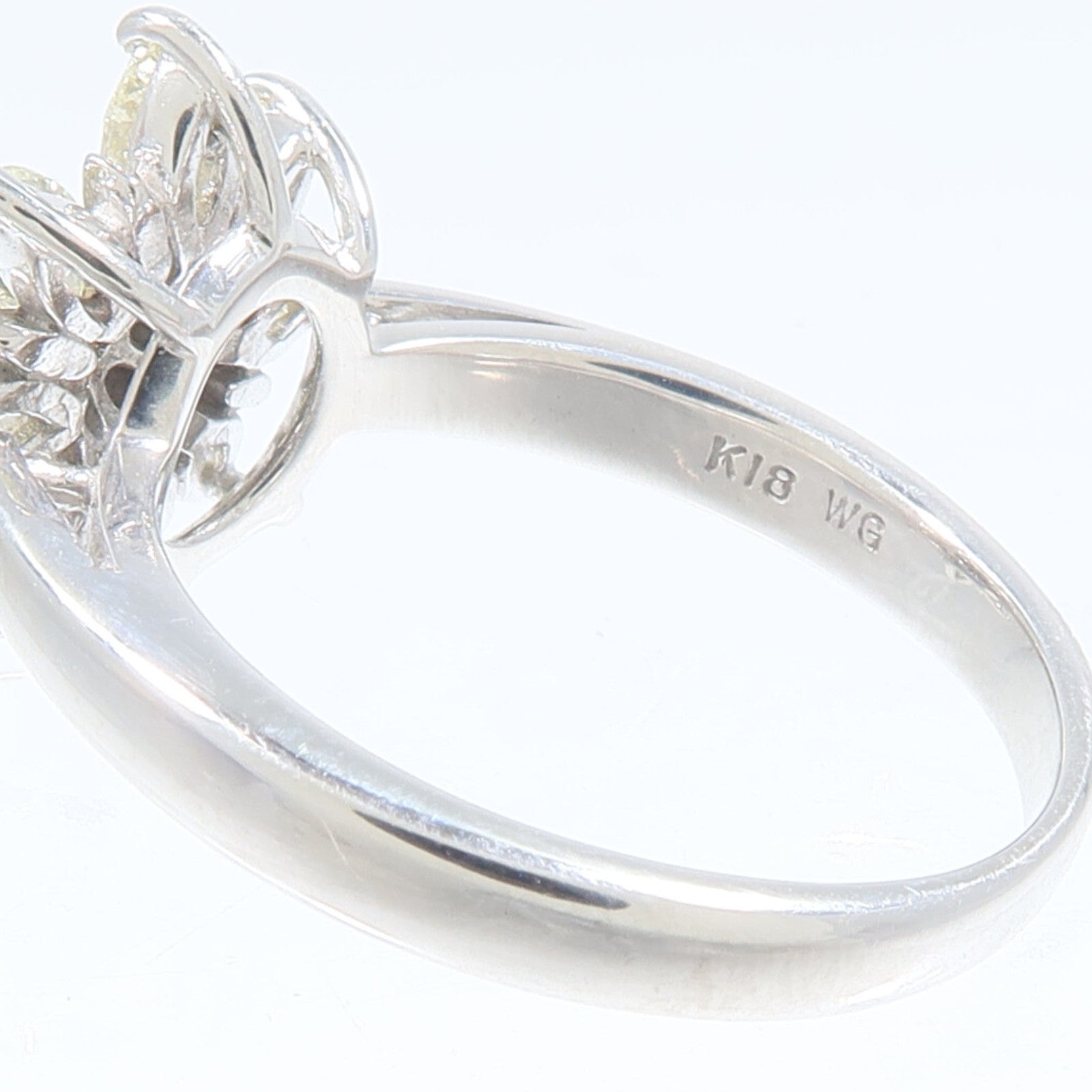 JEWELRY 18K白金Diamond Ring鑽石戒指