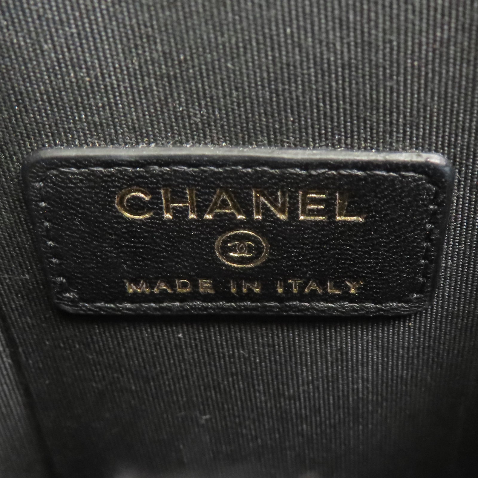 CHANEL 羊皮皮革Shoulder Bag金扣鏈帶肩背袋