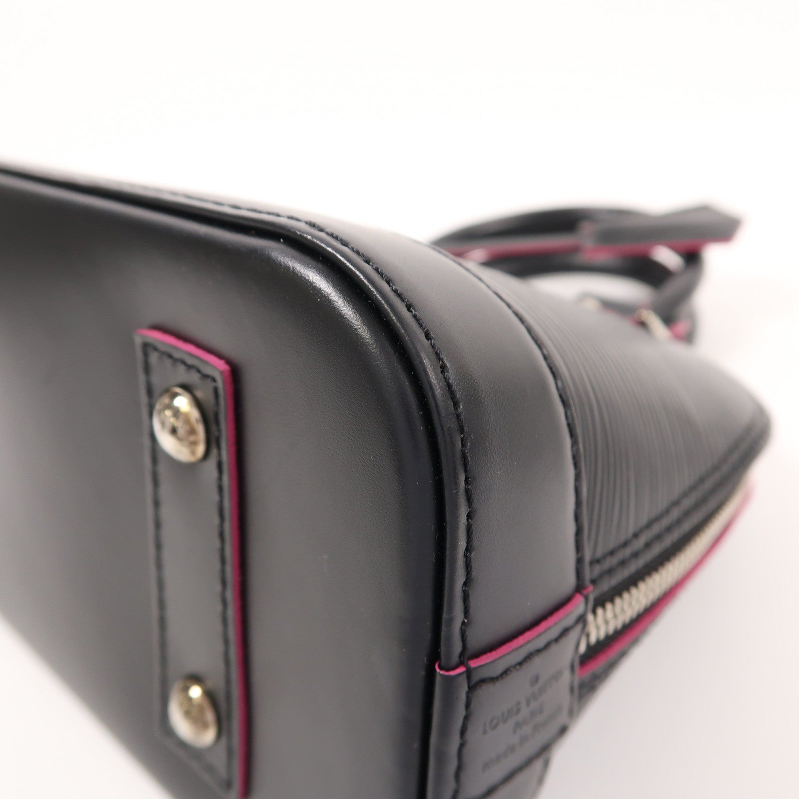 LOUIS VUITTON Epi Alma BB銀扣手挽肩背兩用袋
