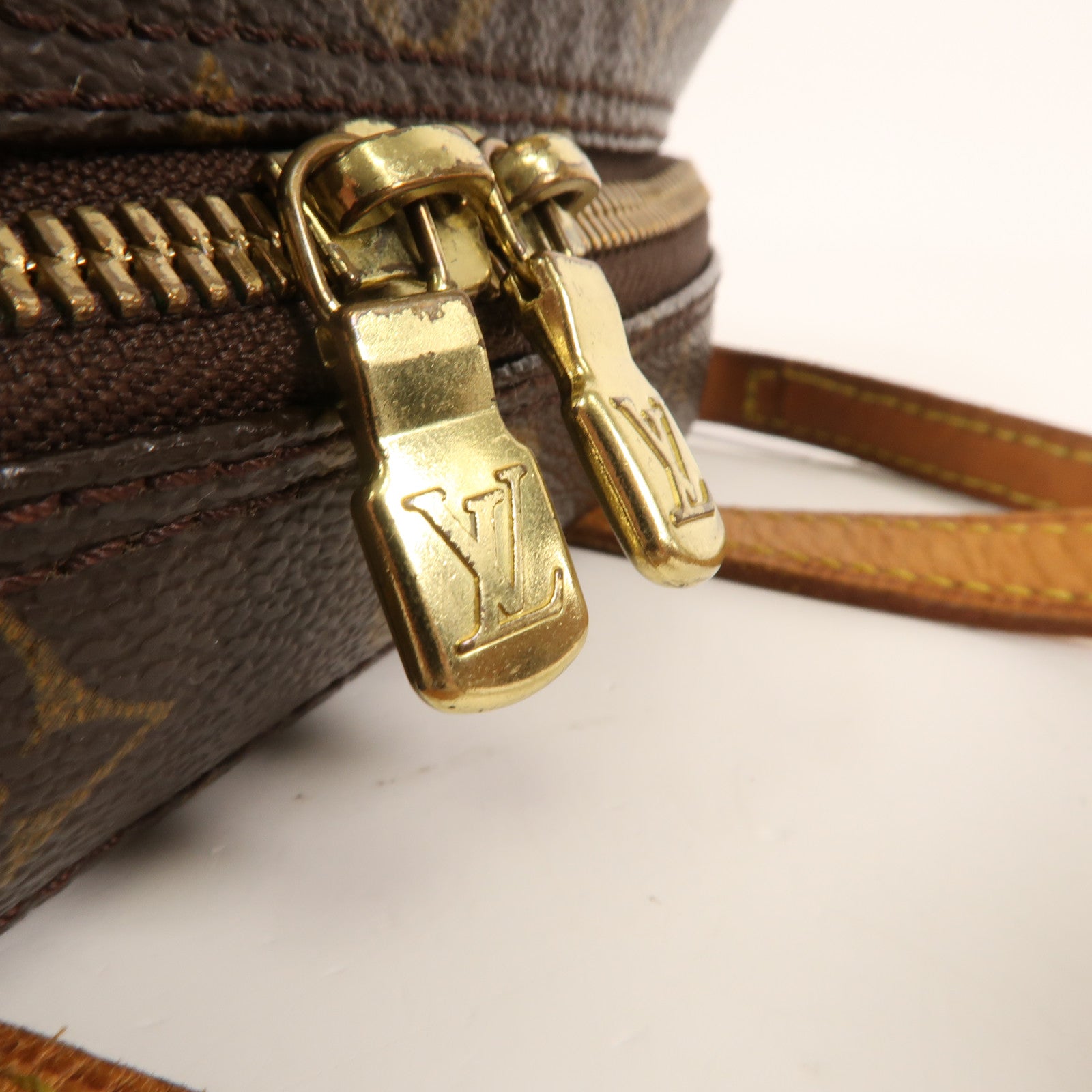 LOUIS VUITTON Monogram Spontini金扣手挽肩背兩用袋