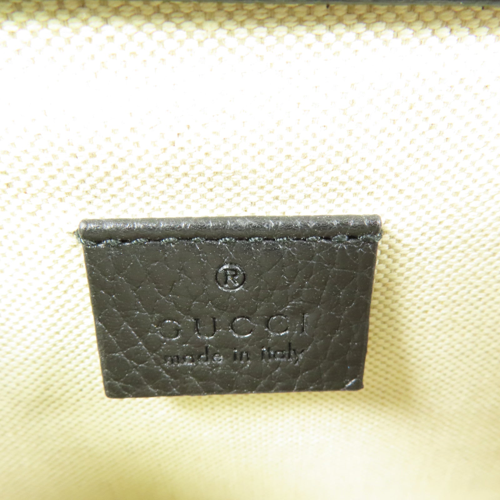 GUCCI GG SHW Dionysus Chain Shoulder Bag Calfskin Leather Black