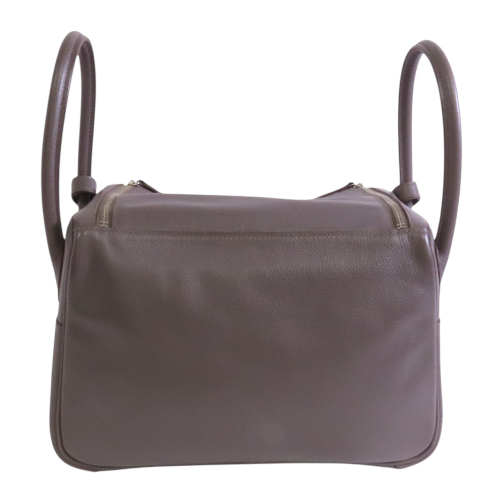 HERMES Evercolor皮革Lindy 26銀扣肩背袋