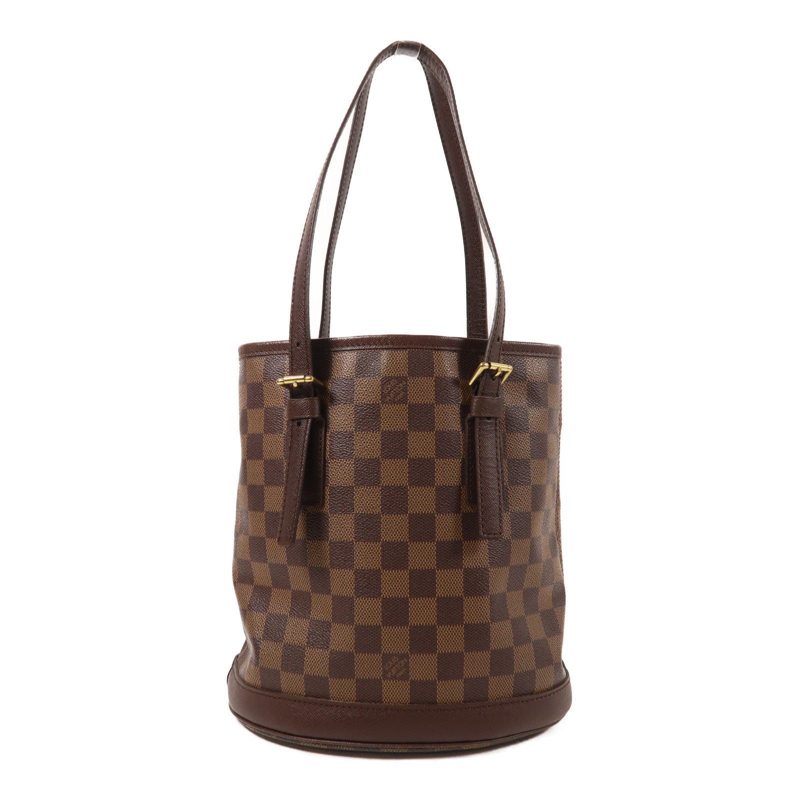 LOUIS VUITTON Damier Marais Bucket金扣肩背袋
