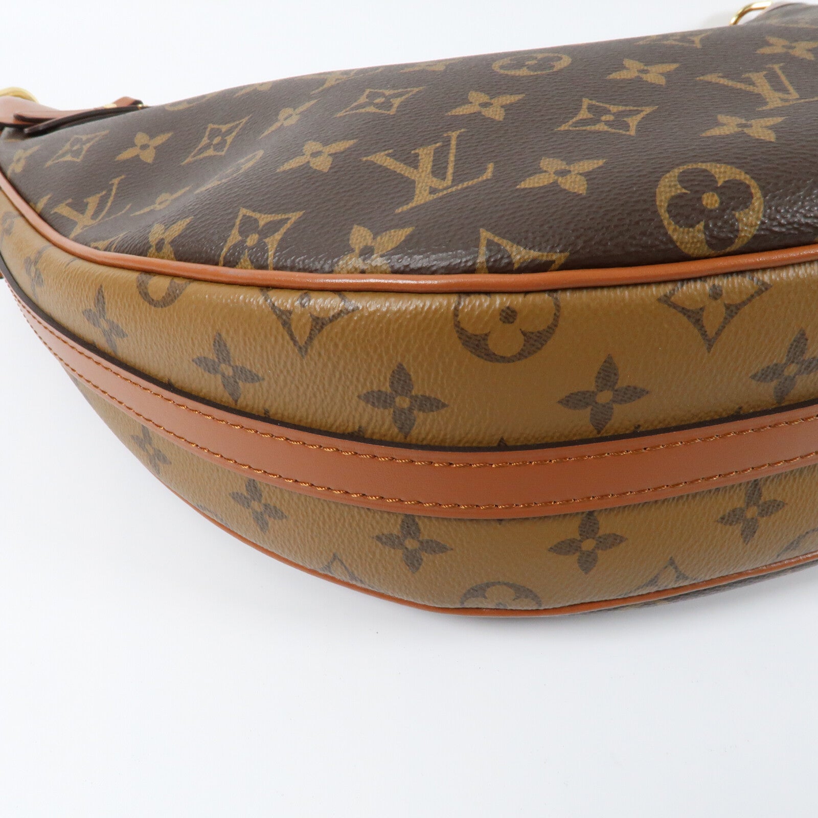 LOUIS VUITTON Monogram Loop Hobo金扣手挽肩背兩用袋