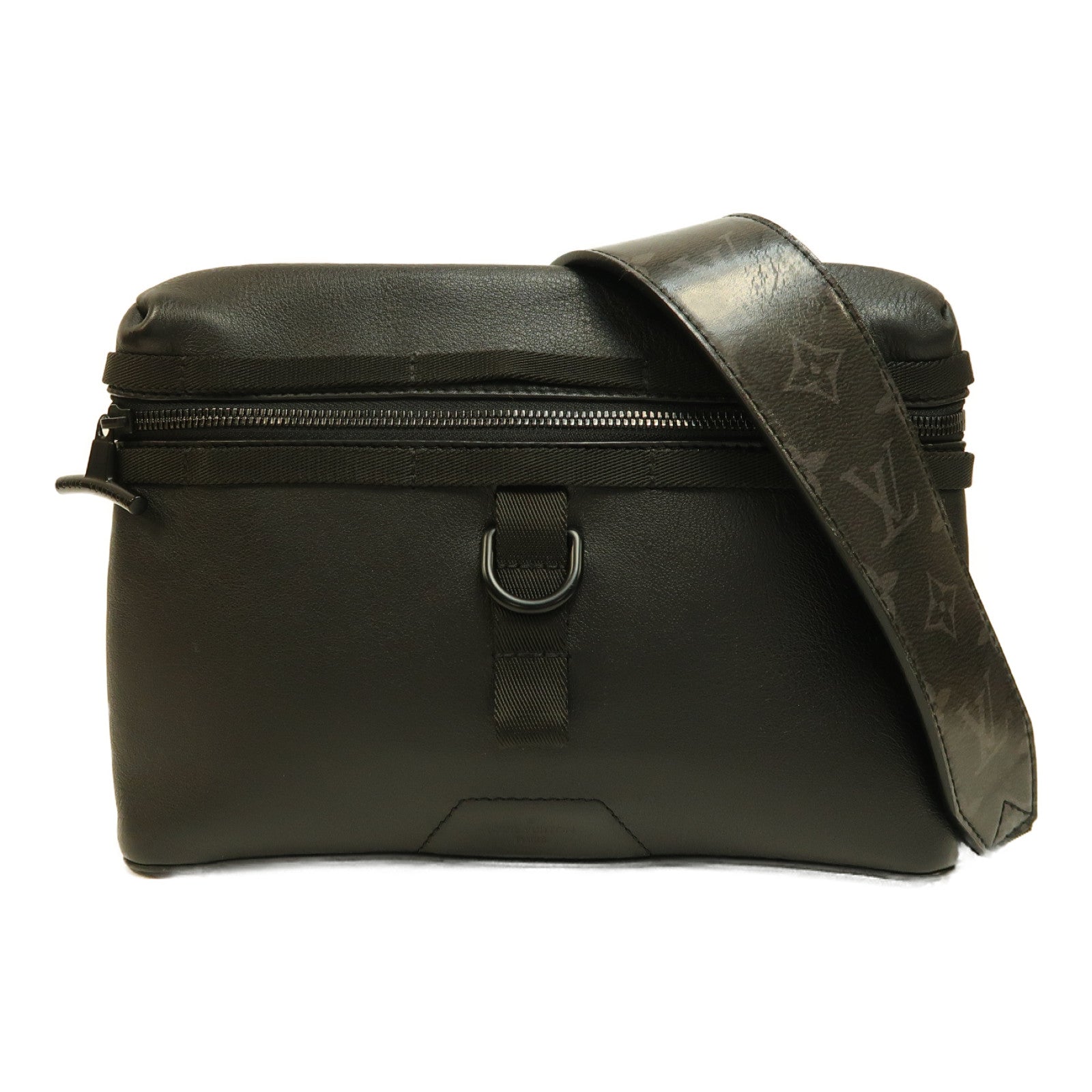 LOUIS VUITTON 【激減優惠】皮革Messenger PM肩背袋黑色