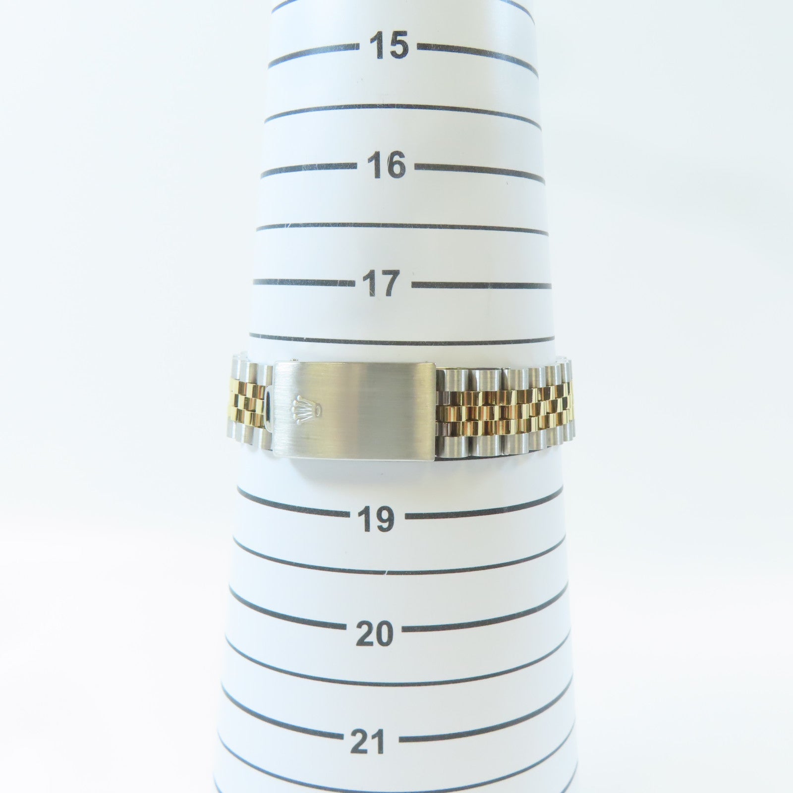 ROLEX Datejust18K黃金/不鏽鋼手錶自動機芯藍色#18cm