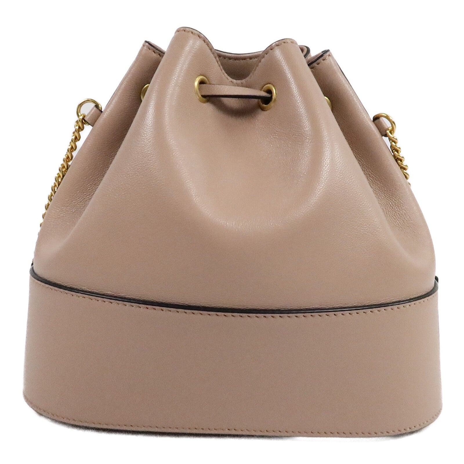 Valentino Nappa皮革VLogo Signature Bucket Bag鏈帶肩背袋