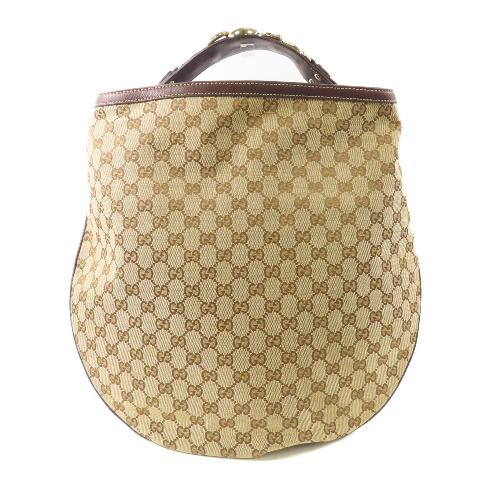 GUCCI 帆布Shoulder Bag金扣肩背袋