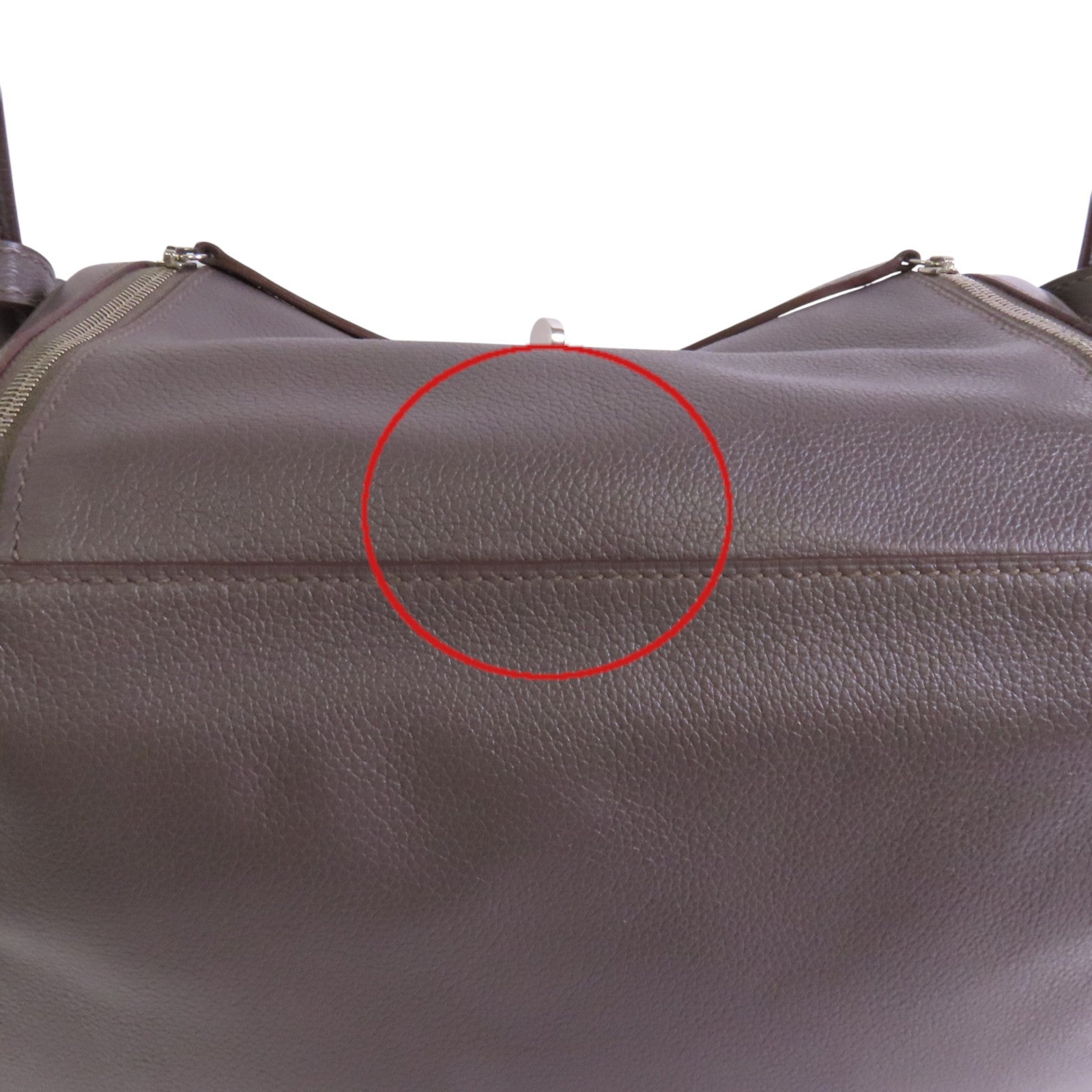 HERMES Evercolor皮革Lindy 26銀扣肩背袋